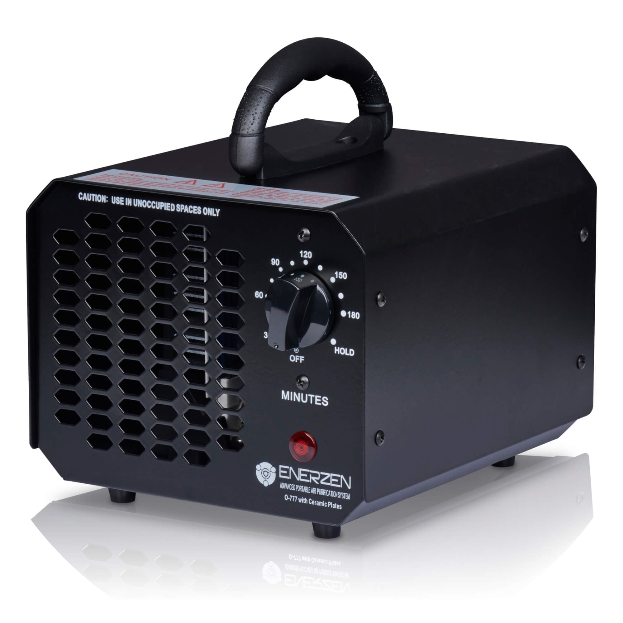 Enerzen Ozongenerator 60.000mg Industrieller O3 Luftreiniger Geruchsbeseitiger (60.000mg – Schwarz)