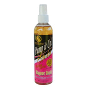 Bronner Bros Pump It Up Styling Spritz Gold 80% – Fast-Dry Hair Spray Extra Hold with Vitamin B5 & Silk Protein - Maximum Hold Finishing Spritz Hairspray, Adds Shine, Nourishes, No Build-up - 8oz