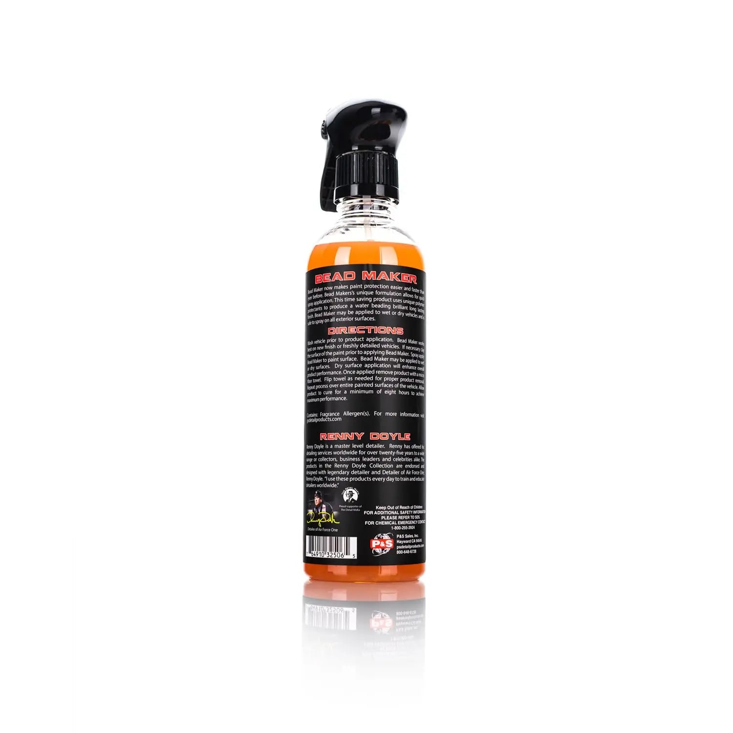 P & S PROFESSIONAL DETAIL PRODUCTS - Bead Maker - Paint Protectant & Sealant, Easy Spray & Wipe Application, Cured Protection, Long Lasting Gloss Enhancement, Hydrophobic Finish, Great Scent (1 Pint)