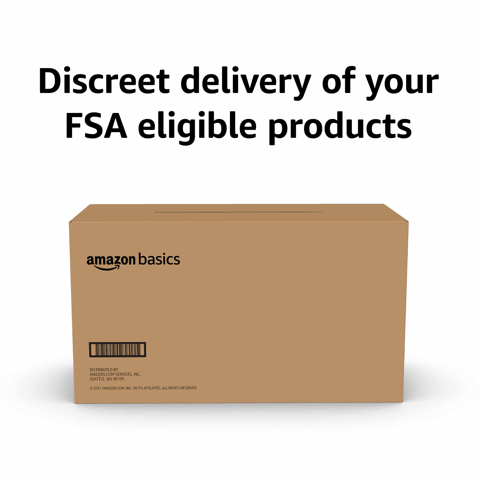 Amazon Basics Men's Incontinence Guards, Maximum Absorbency, 104 Count, (2 Packs of 52)