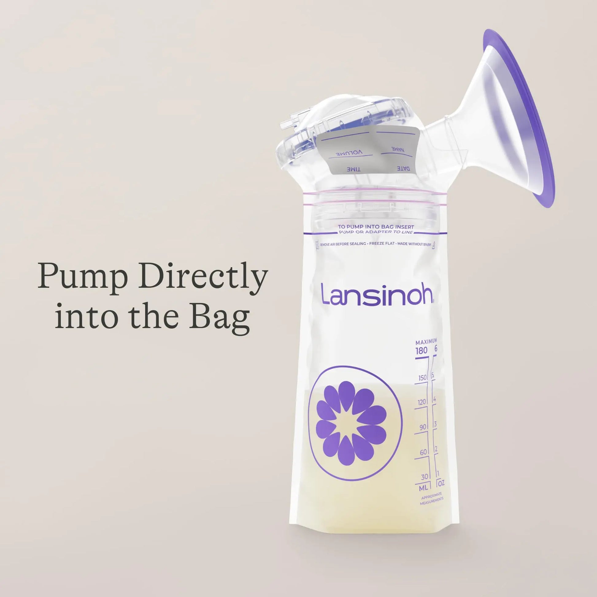 Lansinoh Breastmilk Storage Bags, 100 Count, Baby Essentials, Fast Freeze & Thaw Breast Milk Bags for Baby Bottle Feeding, Superior Strength & Stretch, 6 Ounce