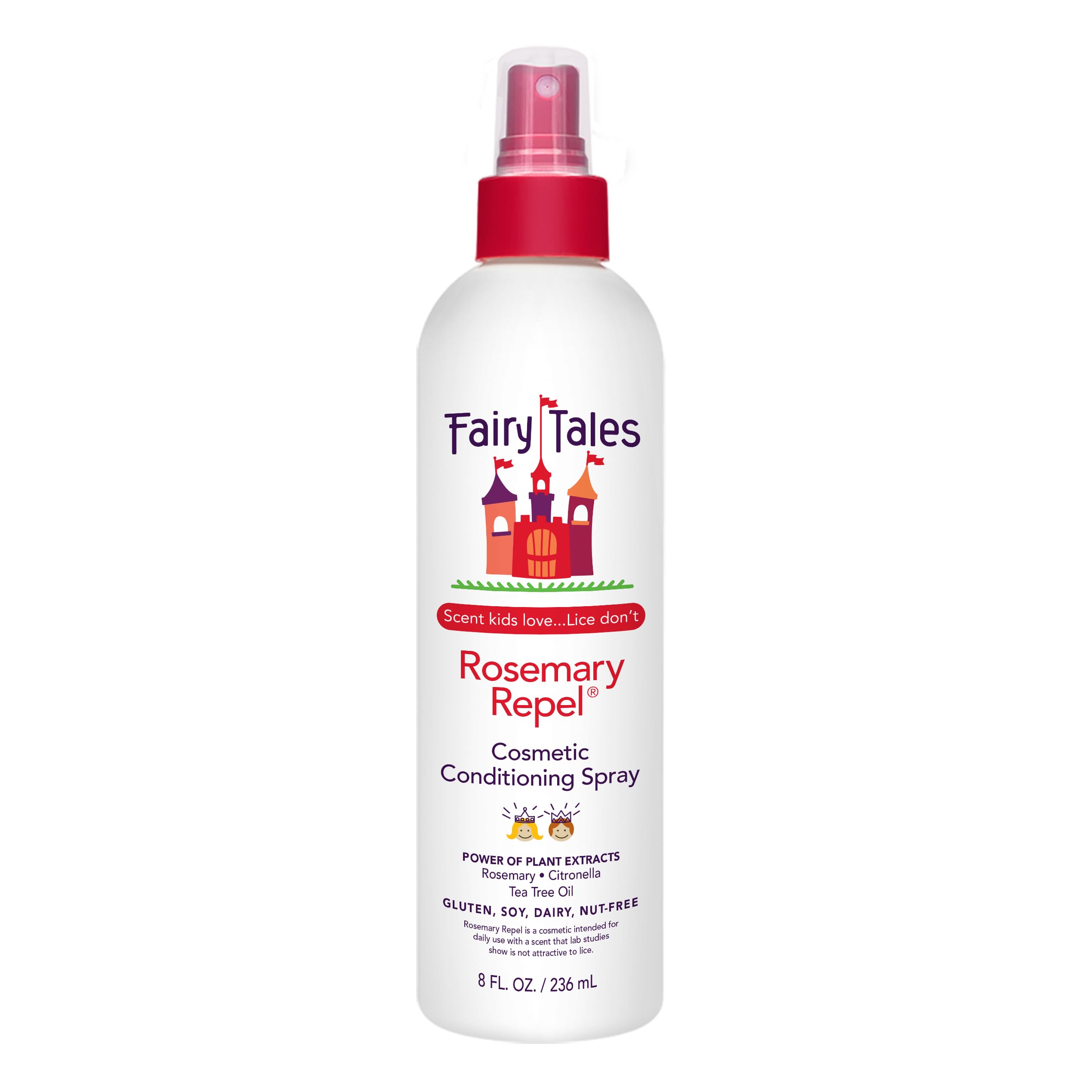 Fairy Tales Rosemary Repel Täglicher Conditioning Spray für Kinder – Kinder lieben den Geruch, Läuse nicht, 236 ml (1er-Pack)