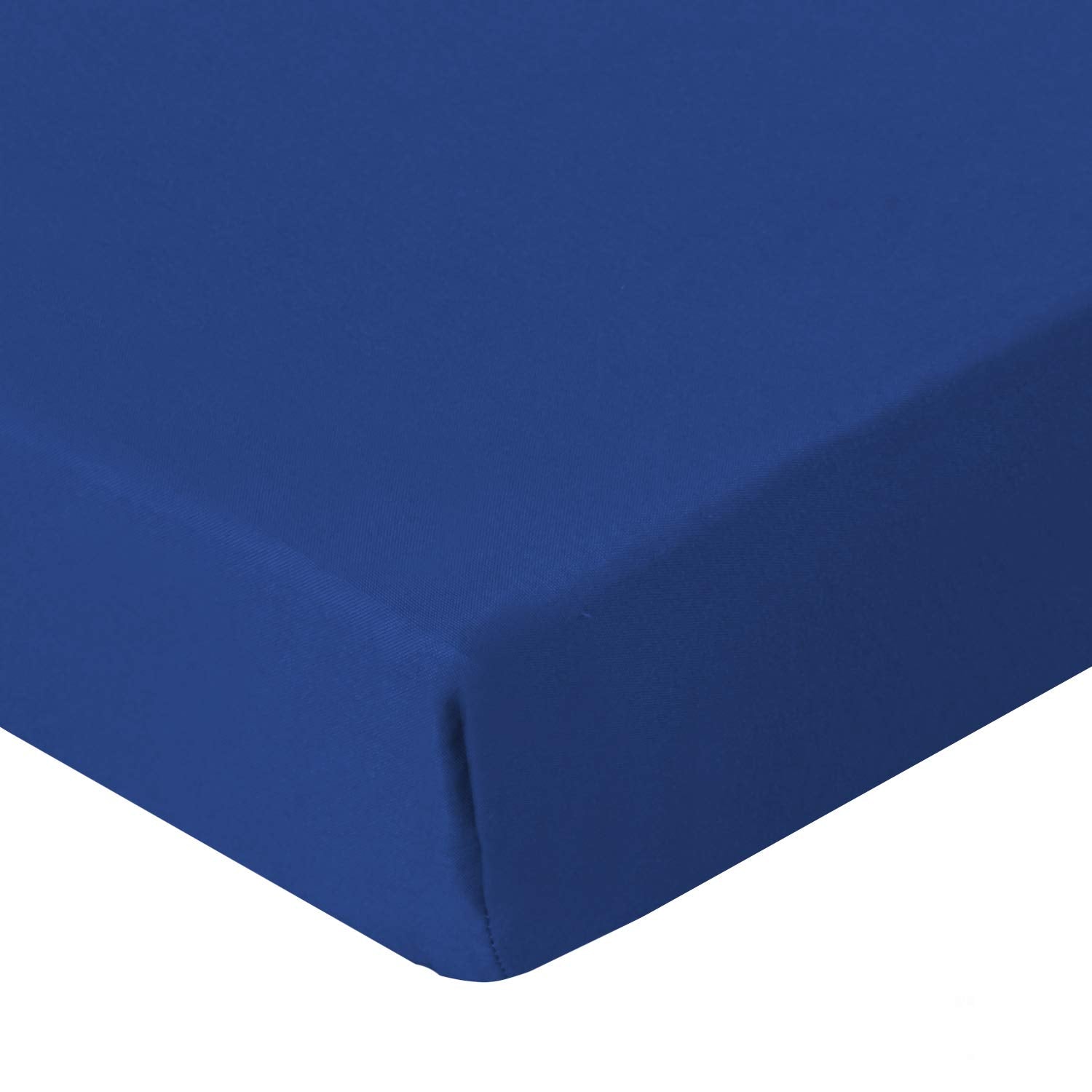 Biloban Crib Sheets Fitted for Boys, 2 Pack Crib Sheet Fits for Standard Crib Mattress, Neutral Toddler Bed Sheets Girl, Grey & Navy, 52”X 28”