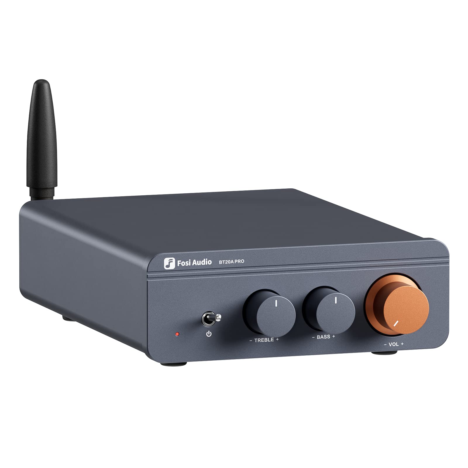 Fosi Audio BT20A Pro Bluetooth 5.0 Verstärker, 2x300W Wireless Verstärker, TPA3255 2-Kanal Mini Class D Integrierter Home Audio Outdoor Stereo Receiver mit Bass- und Höhenregelung für Passivlautsprecher