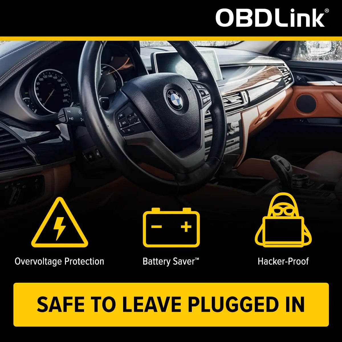 OBDLink CX Bimmercode Bluetooth 5.1 OBD2 Adapter for BMW/Mini, Works with iPhone/iOS & Android, Car Coding, OBD II Diagnostic Scanner