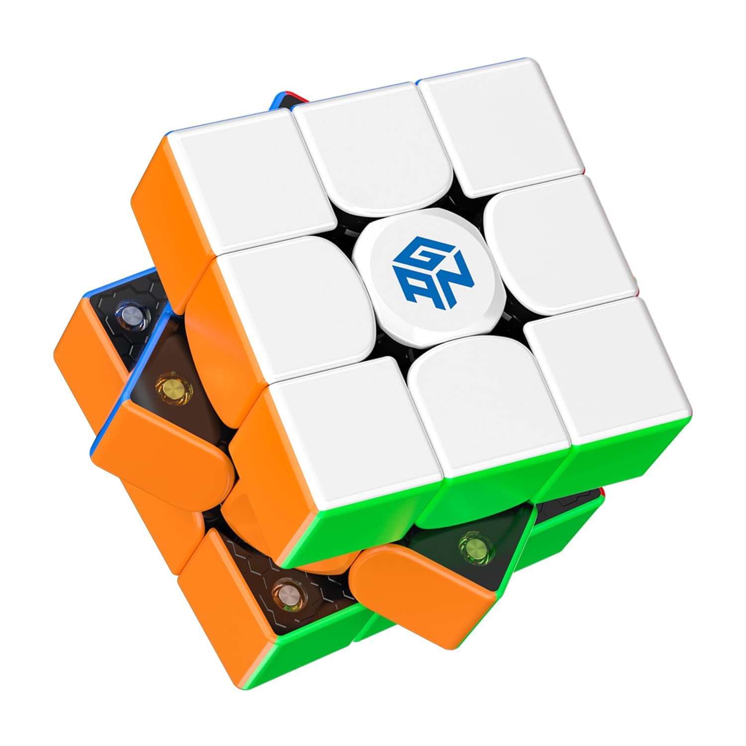 GAN 356 M, Speed Cube 3x3 Magnetischer Speedcube Stickerless 356M Fidget Toys für Kinder und Erwachsene, Ohne Extra GES