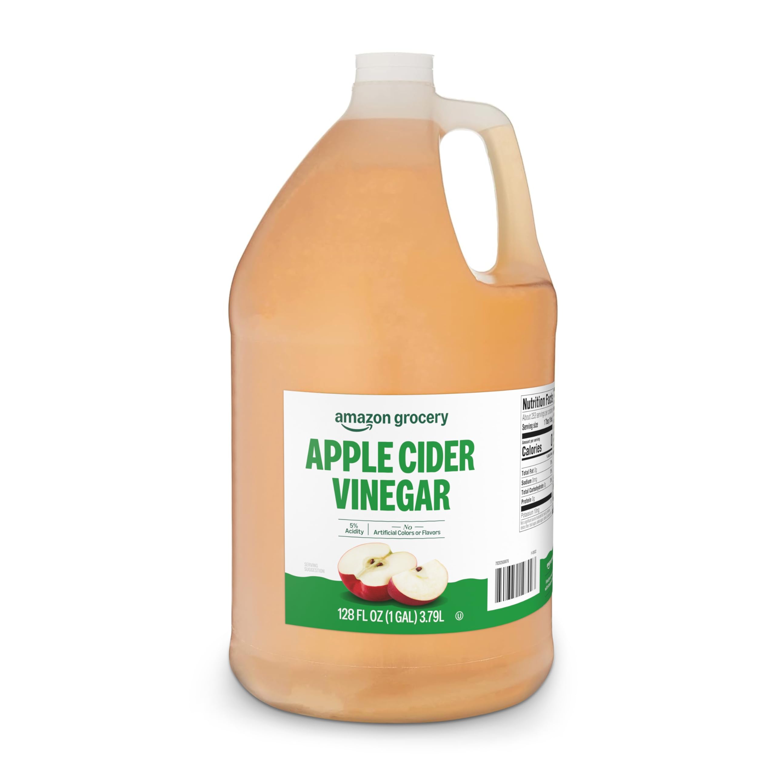 Amazon Lebensmittel, Apfelessig, 1 Gallone, 128 fl oz (ehemals Amazon Fresh, Verpackung kann abweichen)