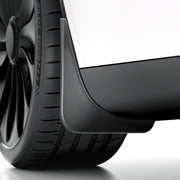 REEVAA 2025 Tesla New Model Y Juniper Accessories - Mud Flaps [Protect Paint, No Drilling Required] All-Weather Mud Guard Body Kits for Model Y Juniper 2025-2026, Black (Set of 4)