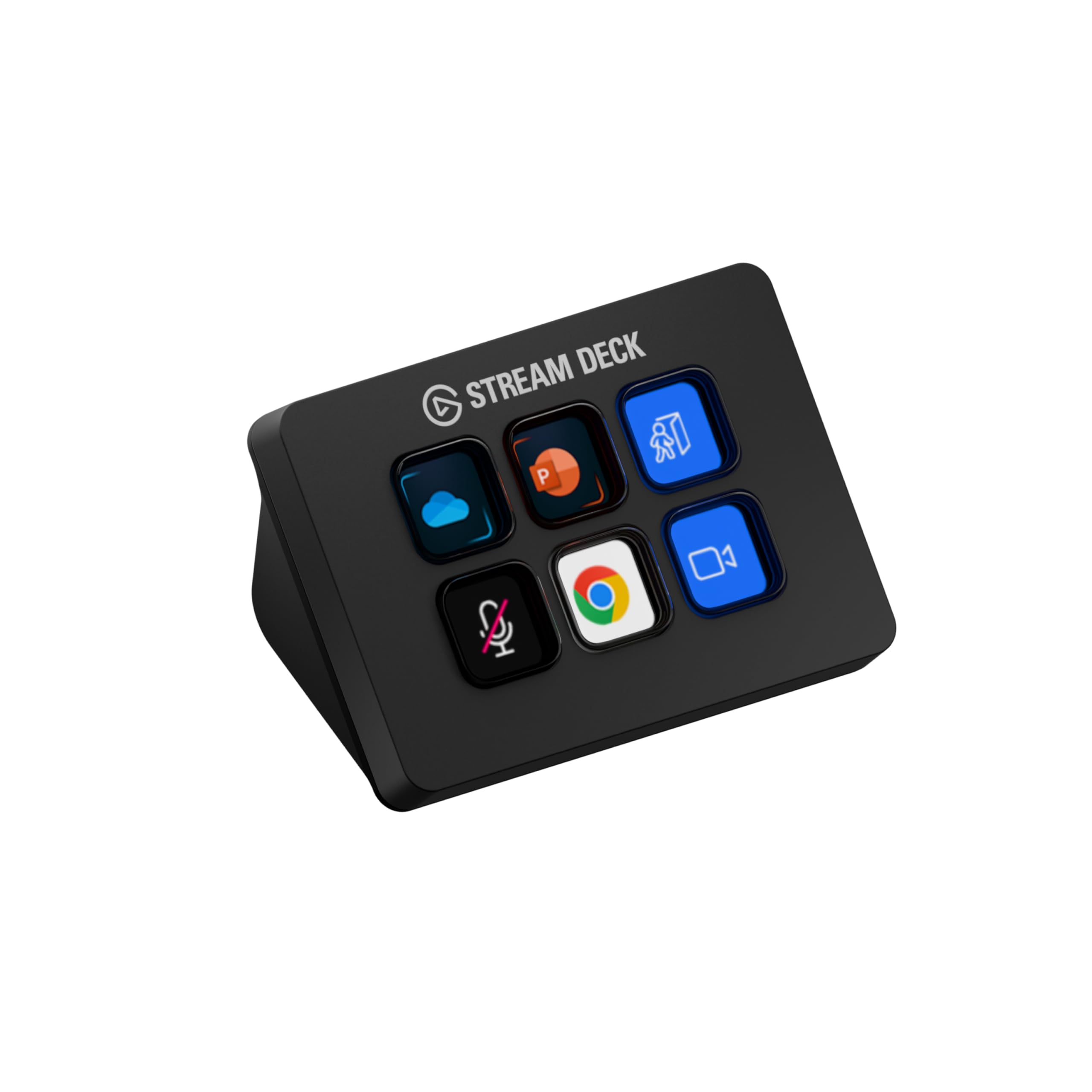 Elgato Stream Deck Mini – Steuere Zoom, Teams, PowerPoint, MS Office und mehr, steigere die Produktivität durch nahtlose Integration in Alltags-Apps, richte Verknüpfungen einfach ein, kompatibel mit Mac und PC