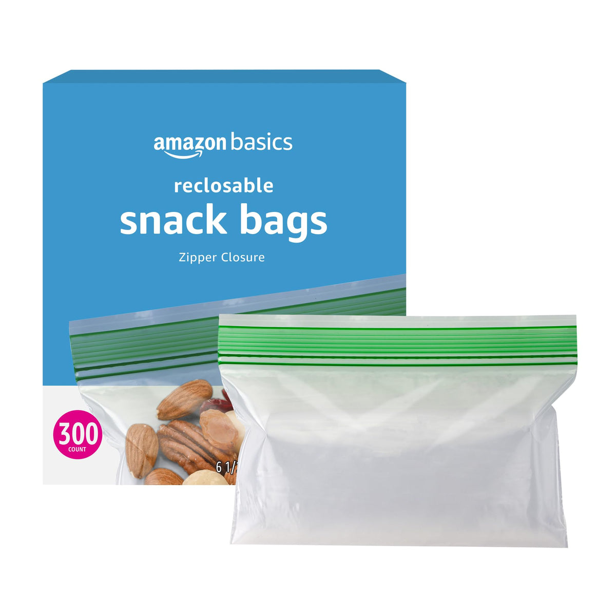 Amazon Basics Snack-Aufbewahrungsbeutel, 300 Stück