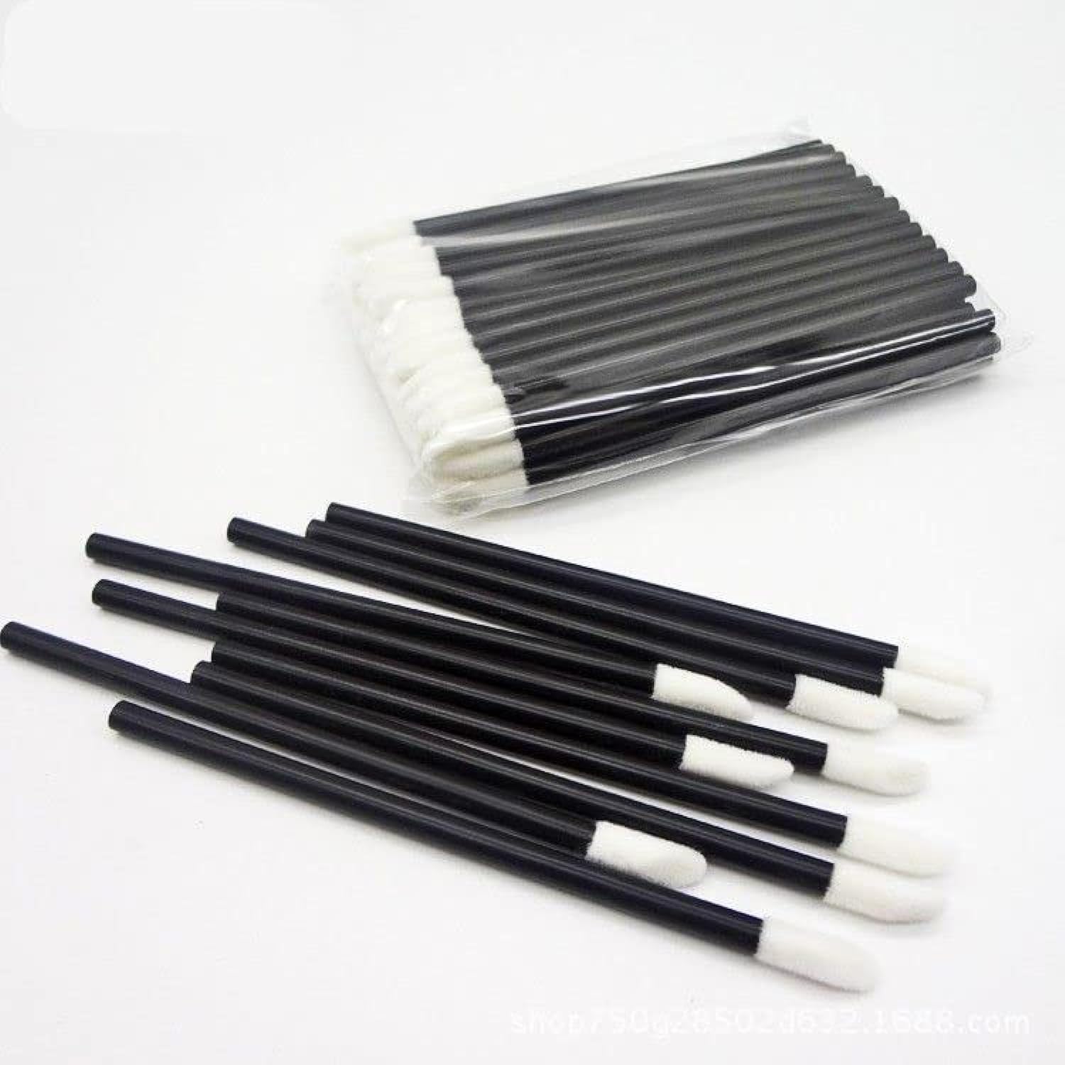 GoWorth 200 Stück/Set Einweg-Lippenpinsel Make-up-Pinsel Lippenstift Lip Gloss Applikator Werkzeug Make-up Schönheits-Werkzeugsets