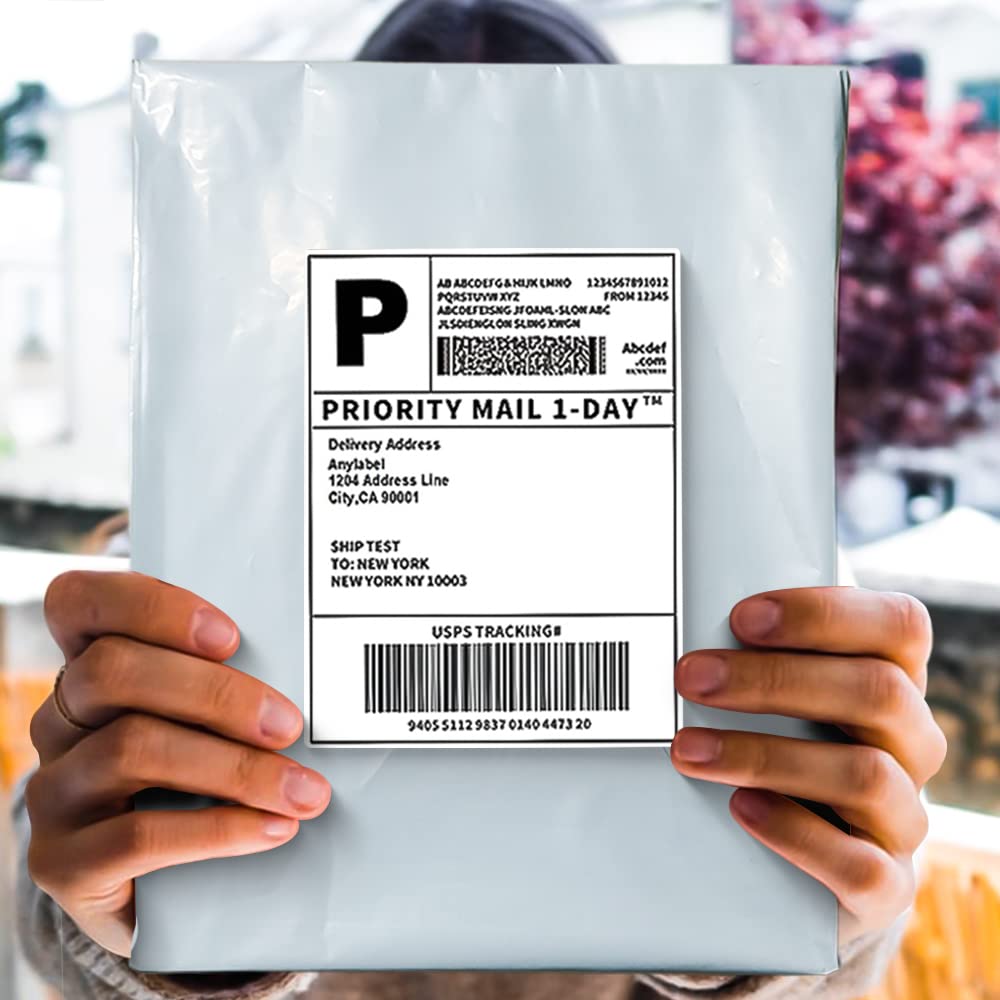 POLYSELLS 100 pcs 10x13 Inch White Poly Mailers Shipping Envelopes, Strong Adhesive Sealing, Waterproof, and Tear-resistant Postal Mailing Bags for Clothing, Books, and Accessories