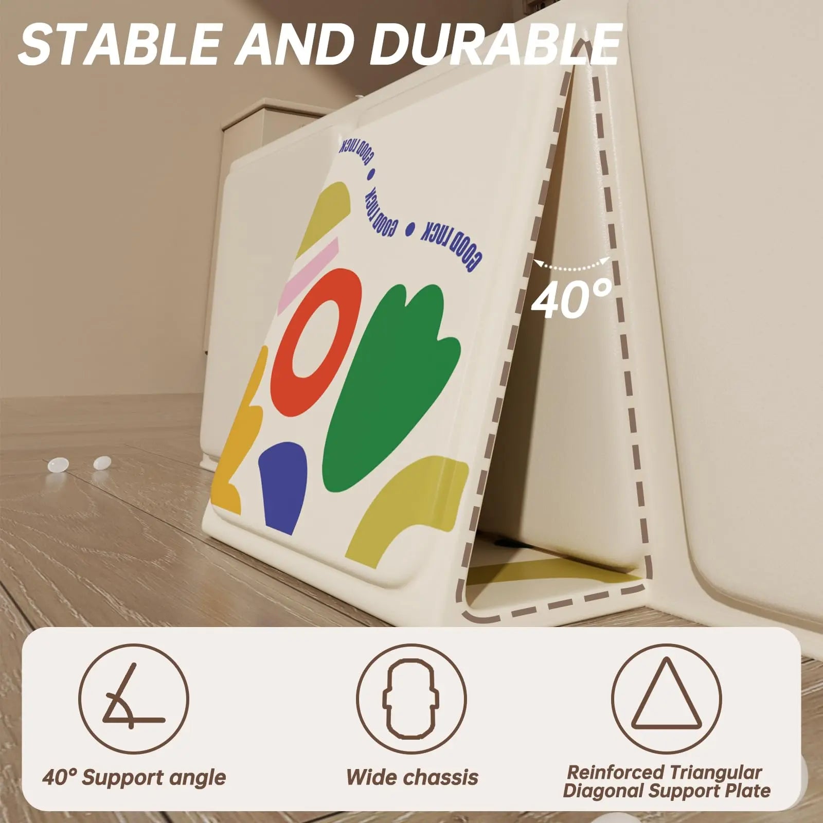 IcyByte Baby Foldable Kids Bathtub for Infants to Toddler with Non-Slip Base,Easy Storage,Perfect for Small Spaces,White