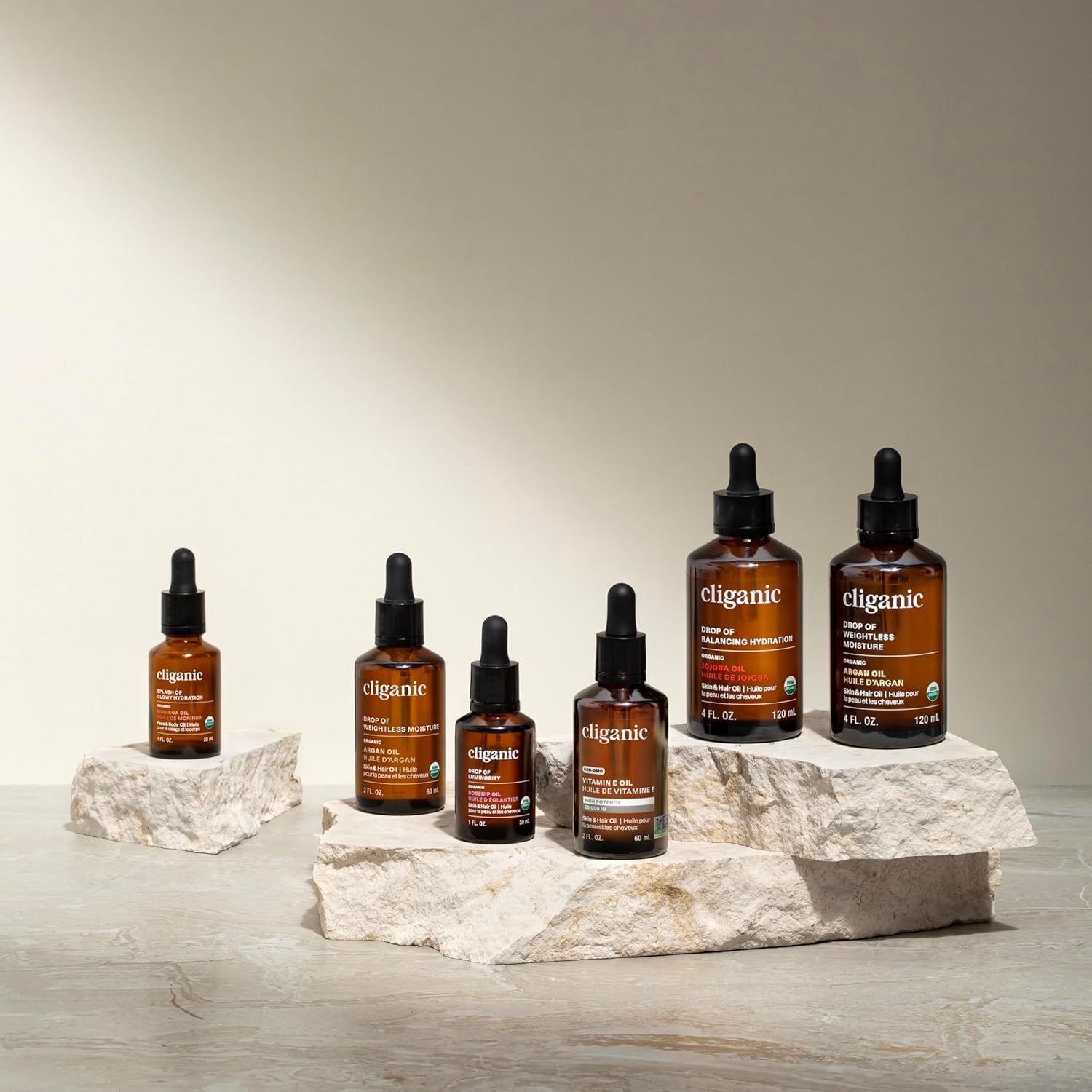 Cliganic Pure Vitamin E Oil for Skin, Scars, Hair & Face - 30,000 IU, Non-GMO Verified | Natural D-Alpha Tocopherol