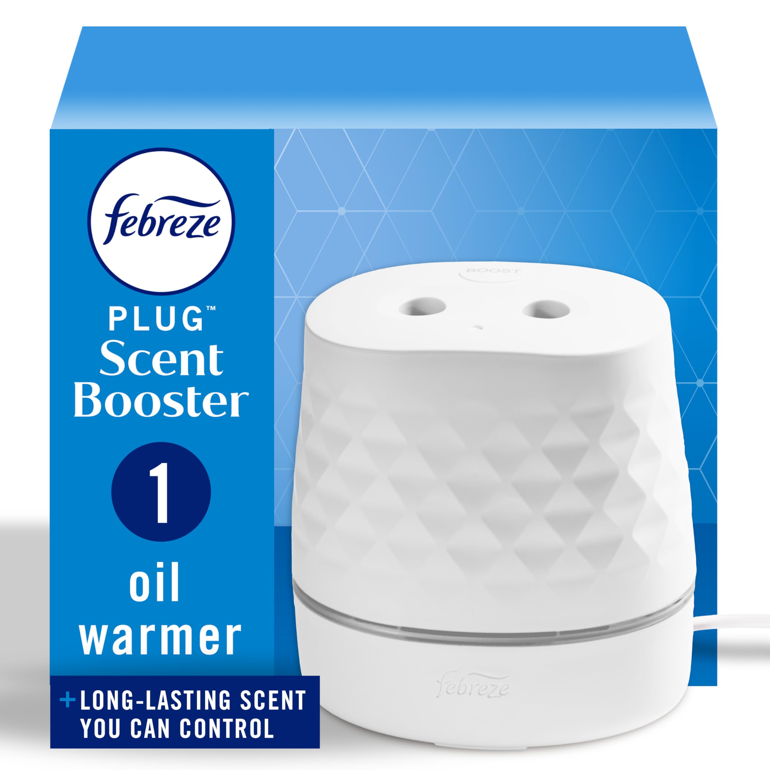 Febreze Plug Duft-Booster – Duftgerät mit kontinuierlicher Duftabgabe, kompatibel mit Febreze Lufterfrischer-Nachfüllern für die Steckdose