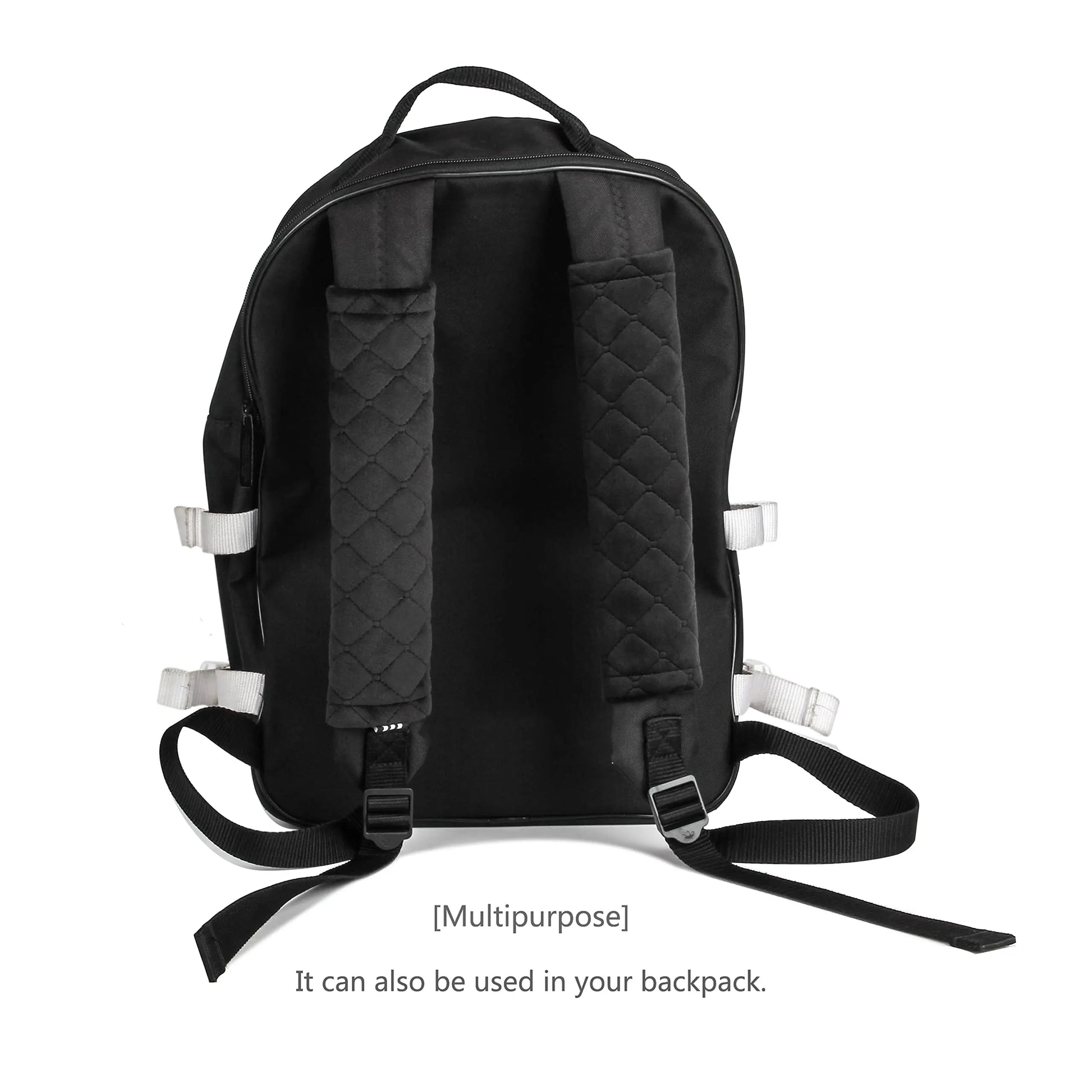 Amooca Soft Auto Seat Belt Cover Seatbelt Shoulder Pad 2 PCS for a More Comfortable Driving Compatible with All Cars and Backpack Black
