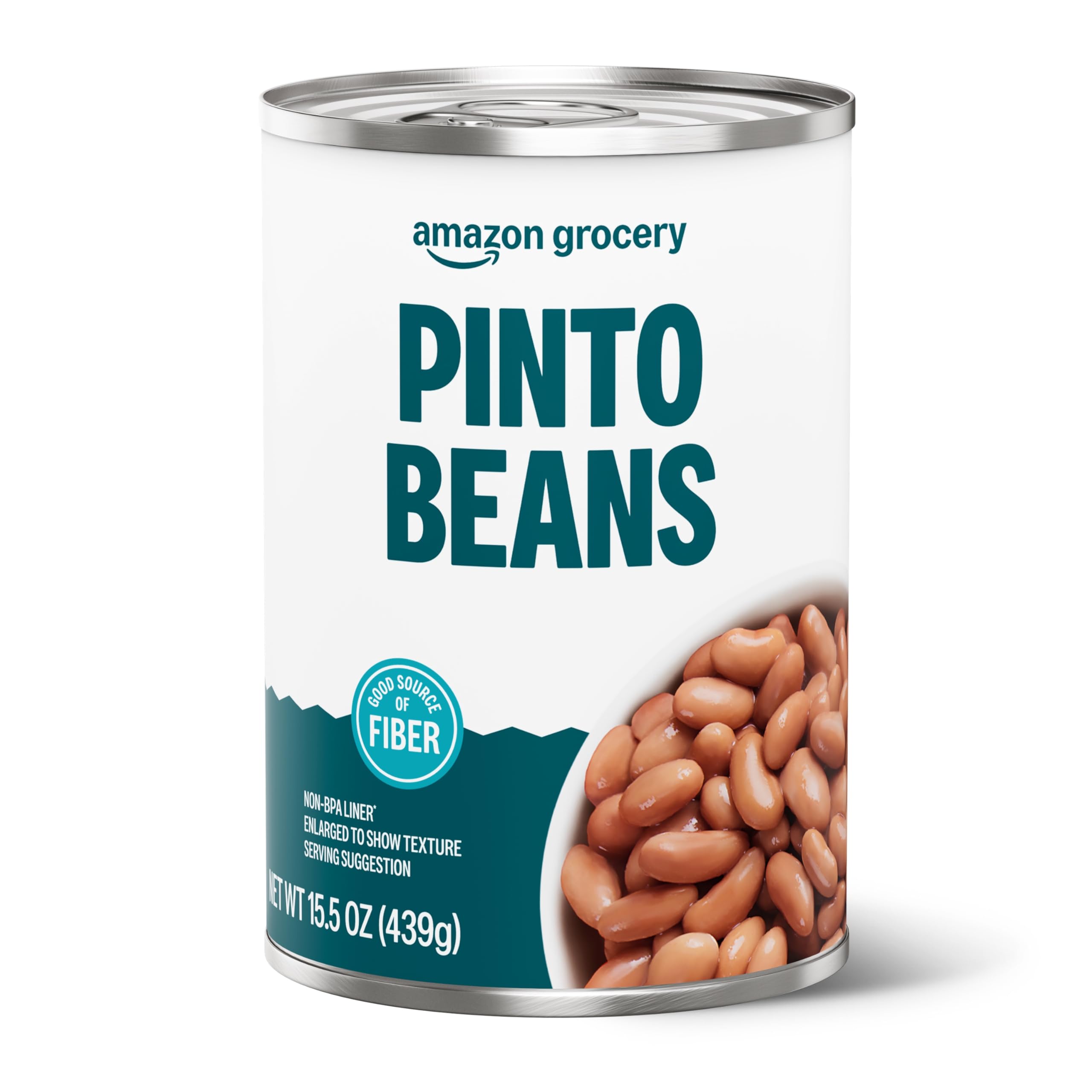 Amazon Grocery, Bohnen, Pinto, in Dosen, 439 g (zuvor Amazon Fresh, Verpackung kann abweichen)