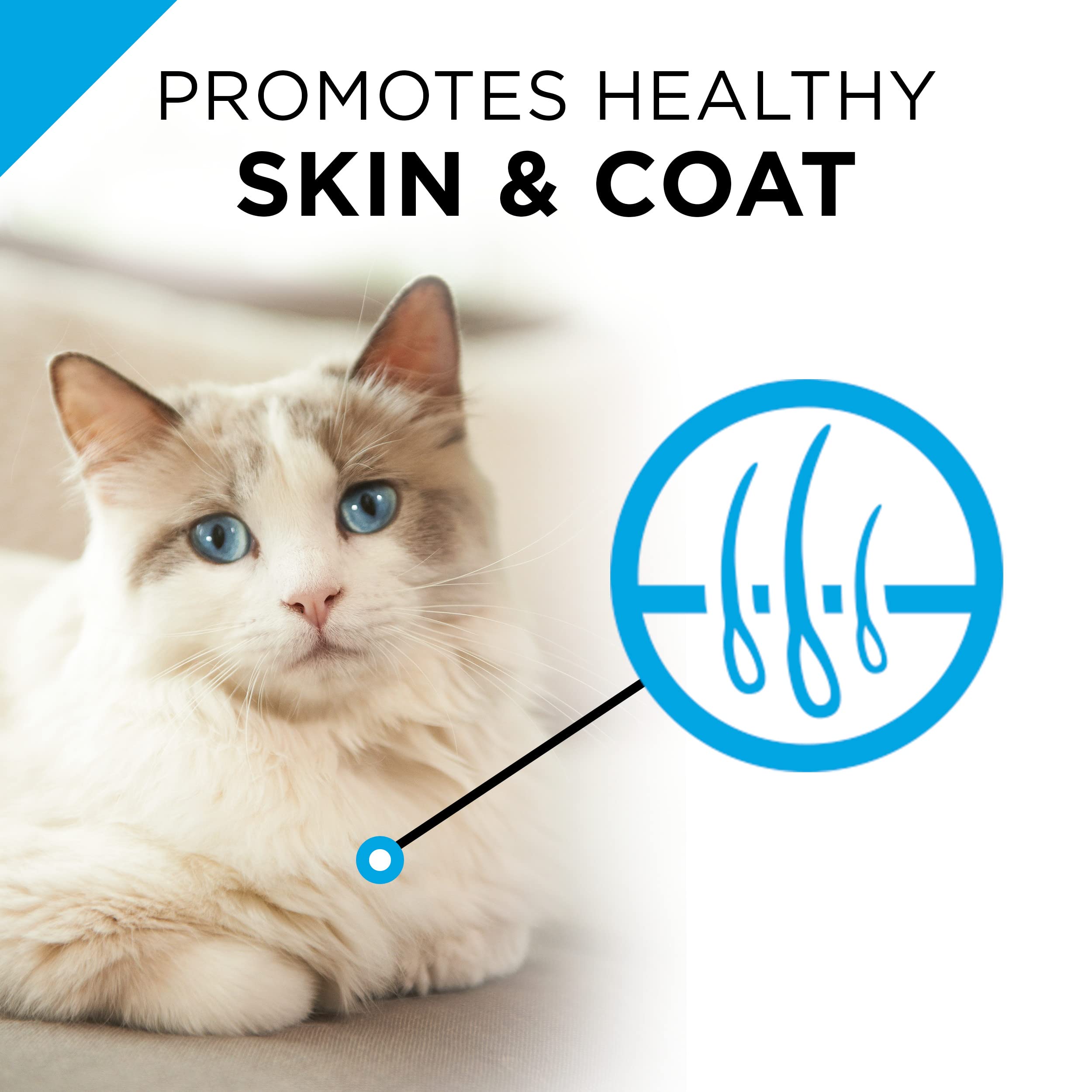 Purina Pro Plan Sensitive Skin and Stomach Wet Cat Food Variety Pack, Sensitive Skin and Stomach Entrees - (Pack of 24) 3 oz. Cans