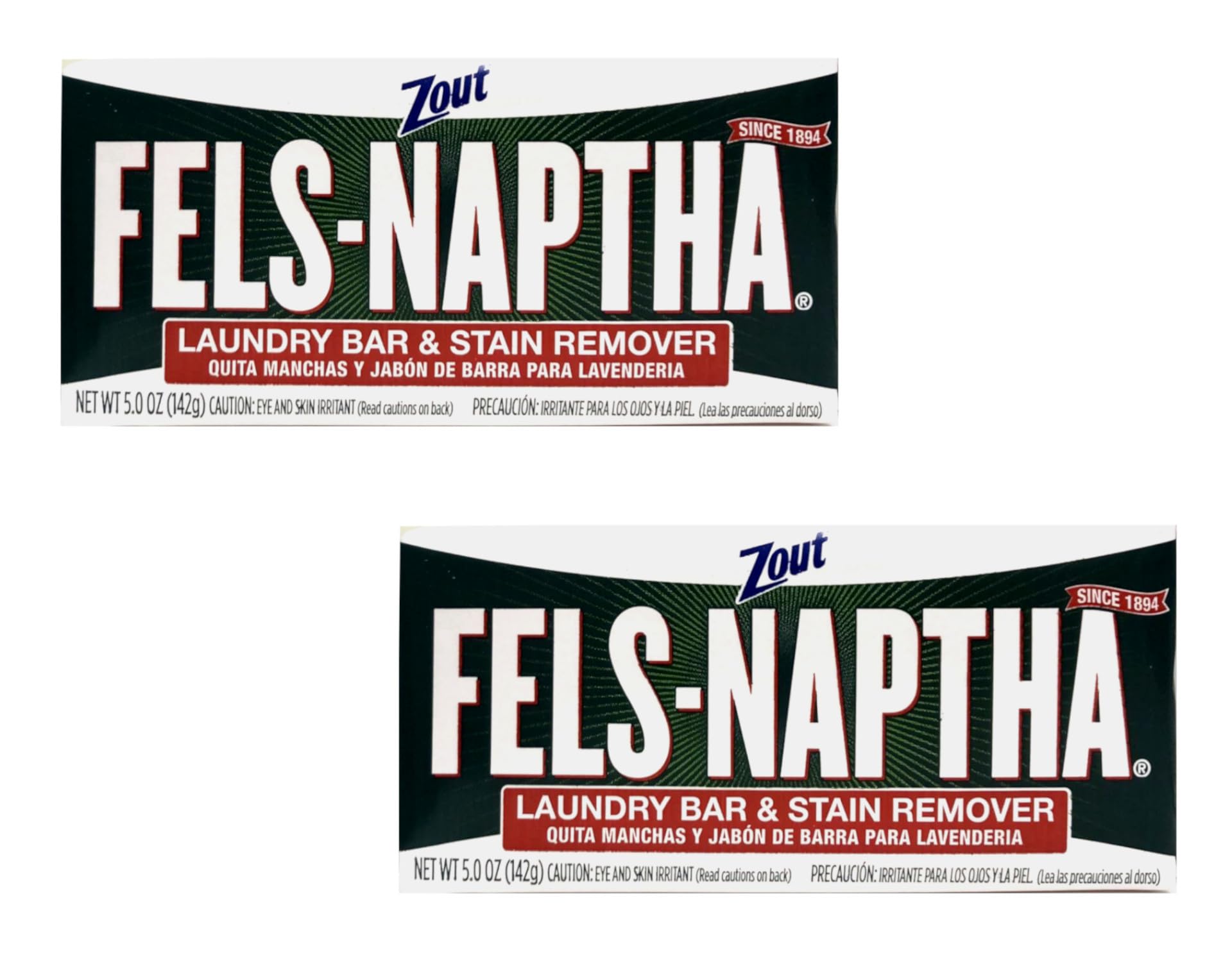 Fels Naptha Wäscheseife & Fleckenentferner - 2er-Pack von Fels Naptha