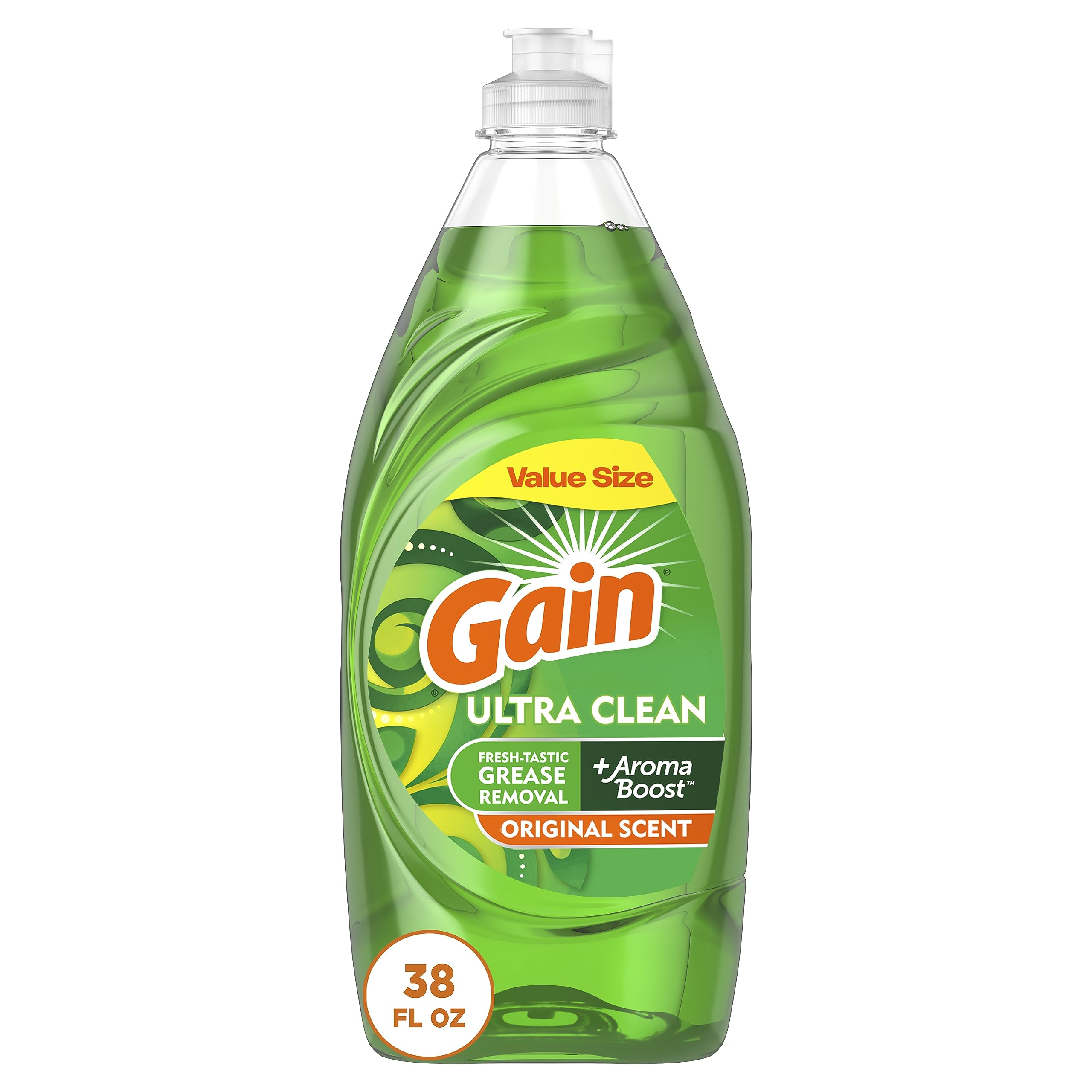 Gain Ultra Geschirrspülmittel, Originalduft, 38 fl oz
