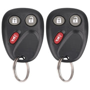 Vurkcy Keyless Entry Remote Key Fob Compatible with Chevy Tahoe Suburban Silverado Avalanche, GMC Sierra Yukon, Cadillac Escalade, Hummer H2 2003 2004 2005 2006, Replacement for LHJ011 (Pack of 2)