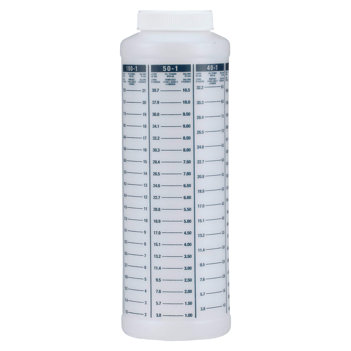 attwood 11873-1 Wide-Mouth Marine Fuel/Oil Mixing Bottle 1-Quart, One Size