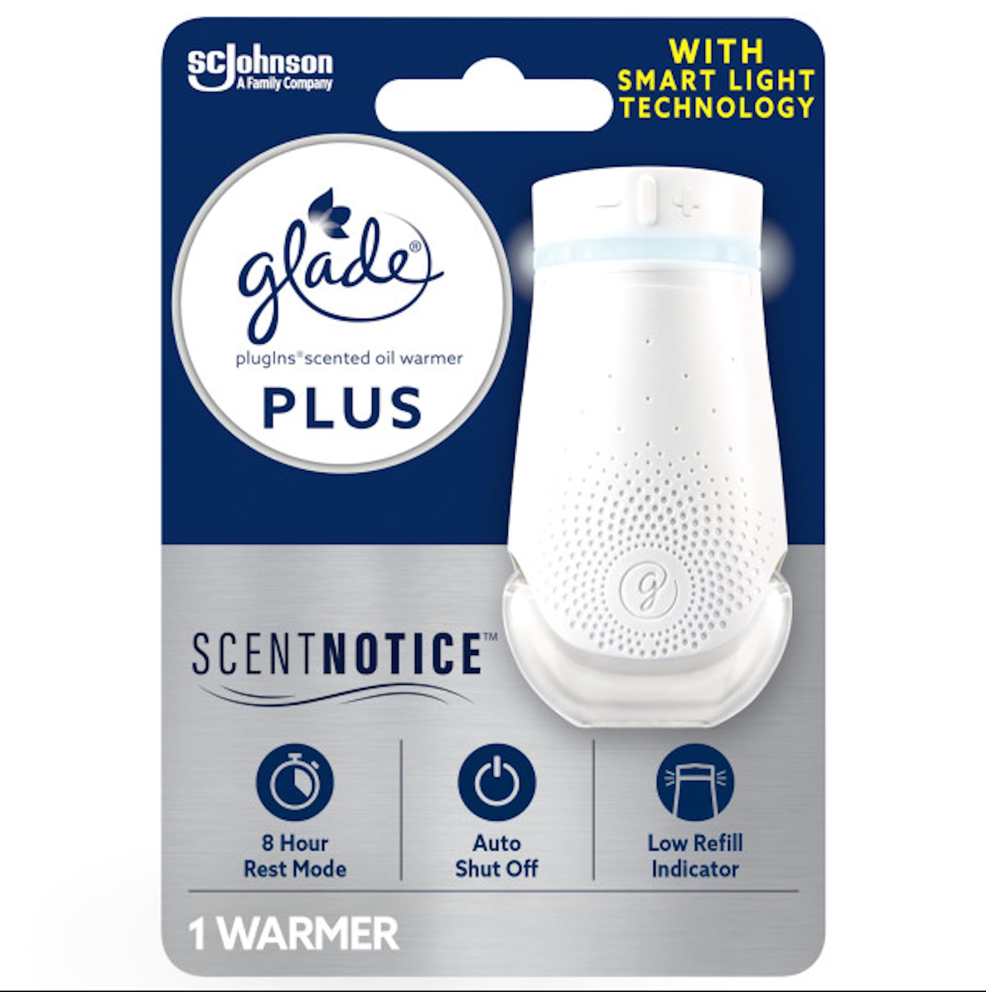 Glade PlugIn Plus Lufterfrischer Gerät, für Duftöl-Nachfüller, 1 Stück