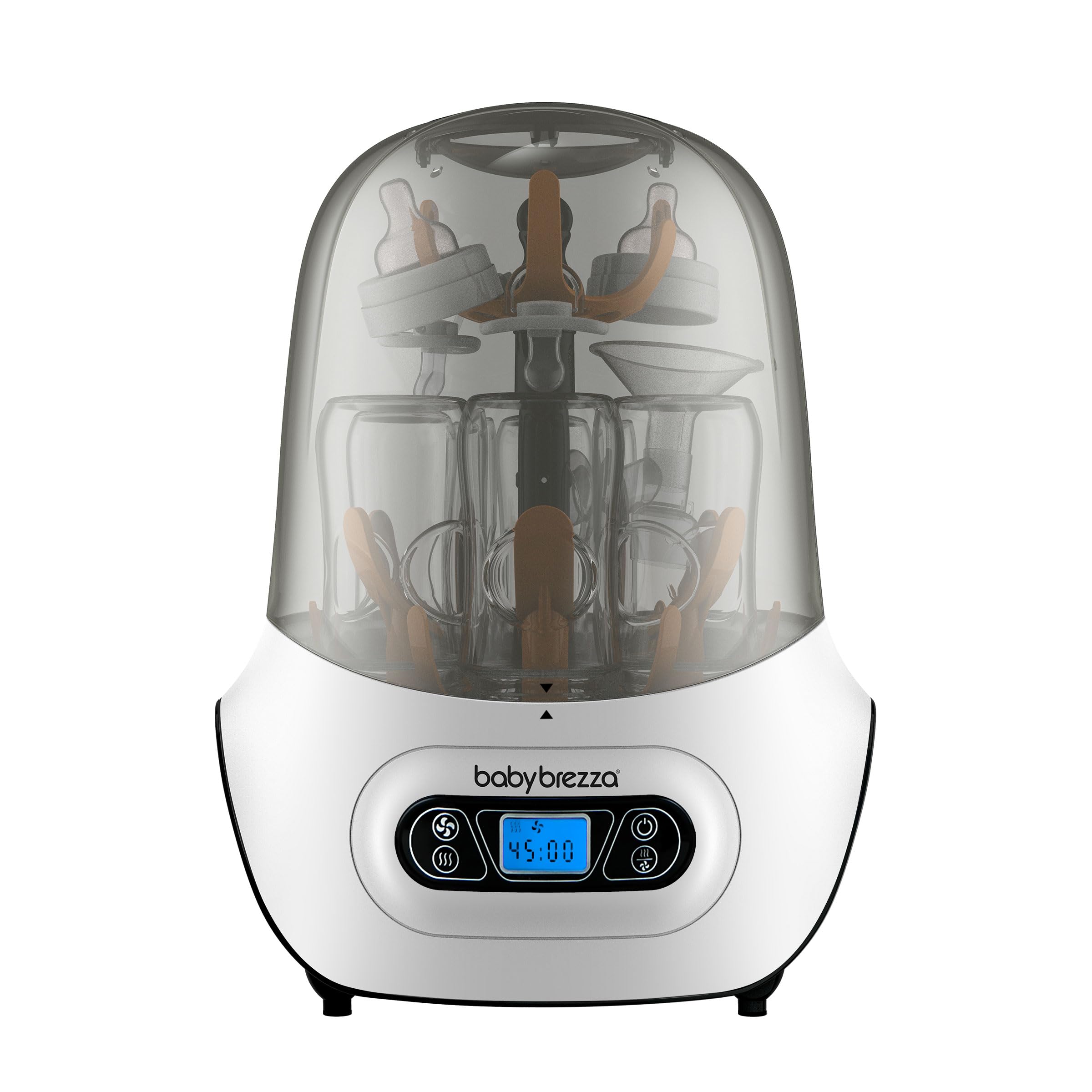 Baby Brezza Baby Bottle Sterilizer and Dryer Machine - Electric Steam Sterilization - Universal Fit - Pacifiers, Glass, Plastic, and Newborn Feeding Bottles