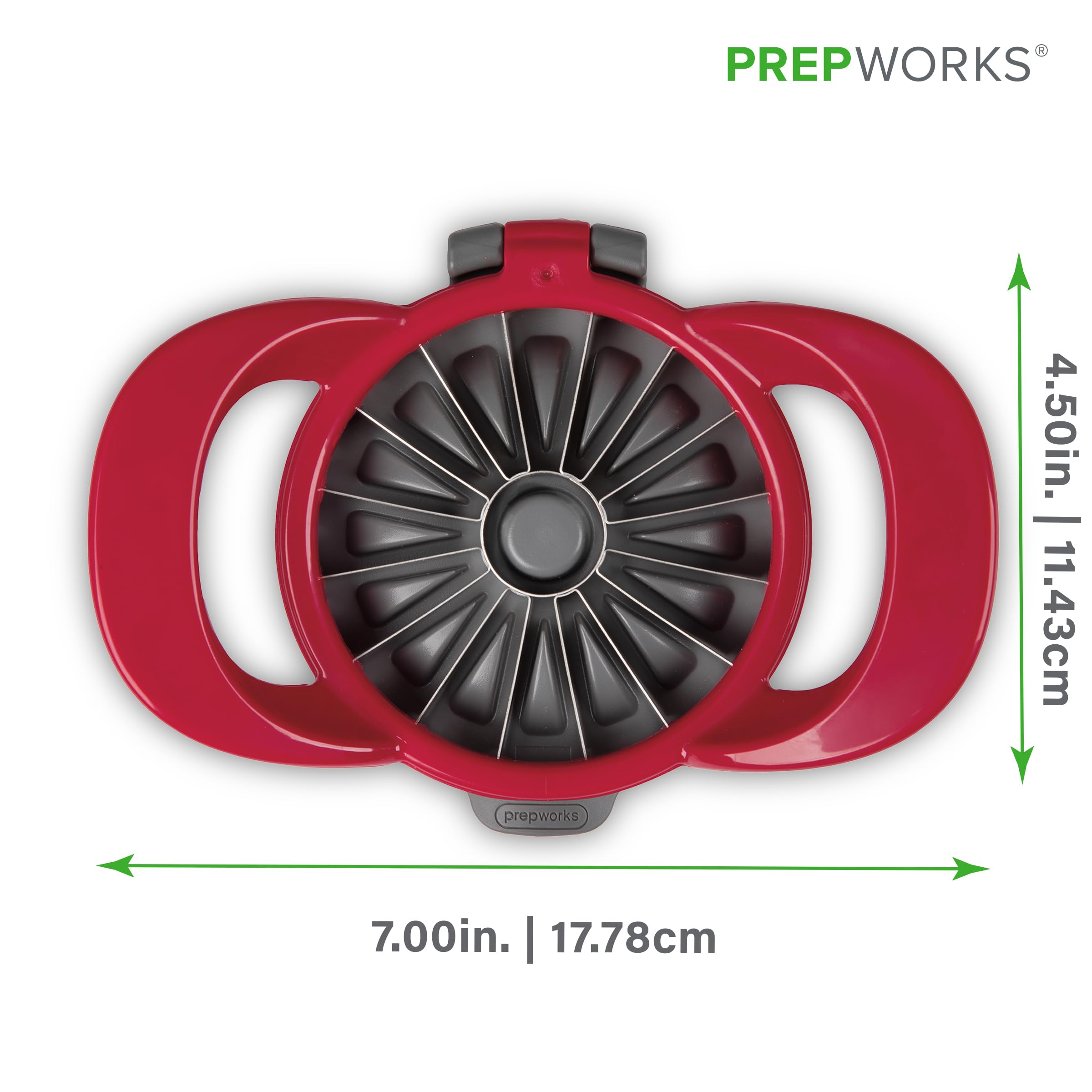 PrepWorks Dishwasher Safe Apple Slicer and Corer – 16-Slice Thin Apple Cutter with Safety Cover