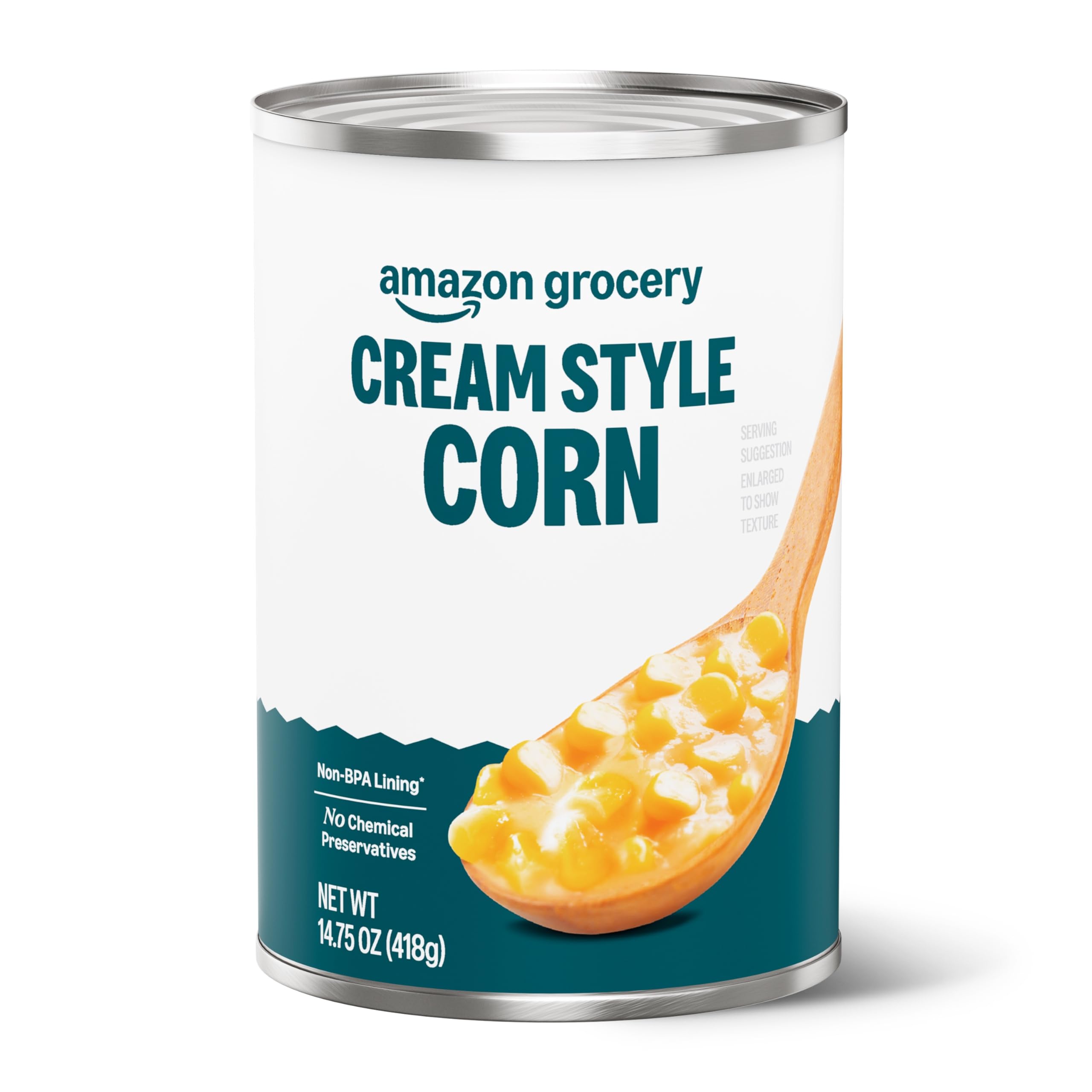 Amazon Grocery, Rahm-Maiskonserve, 14,75 Oz (Zuvor Amazon Fresh, Verpackung kann abweichen)