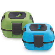 Pinnacle Insulated Leak Proof Lunch Box for Adults and Kids - Thermal Lunch Container With NEW Heat Release Valve 16 oz ~Set of 2~ Blue-Green