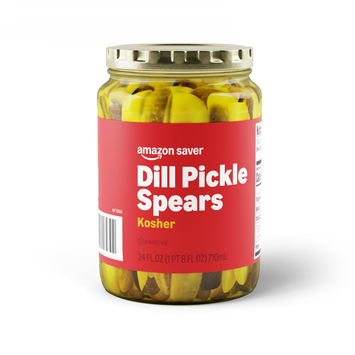 Amazon Saver, Kosher Dill Pickle Spears, 709 ml (ehemals Happy Belly, Verpackung kann variieren)