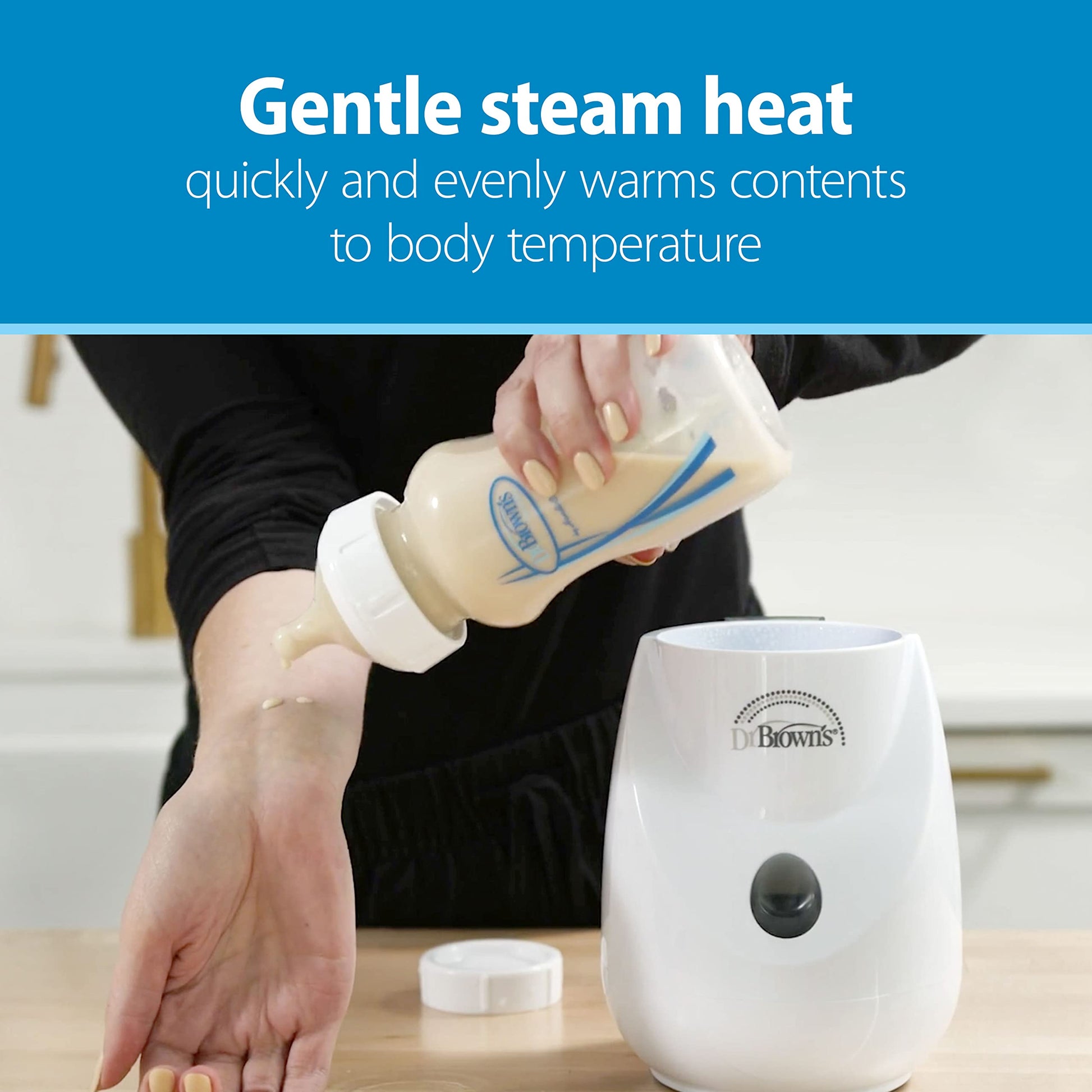 Dr. Brown's Insta-Feed Baby Bottle Warmer and Sterilizer for Baby Bottles and Baby Food Jars
