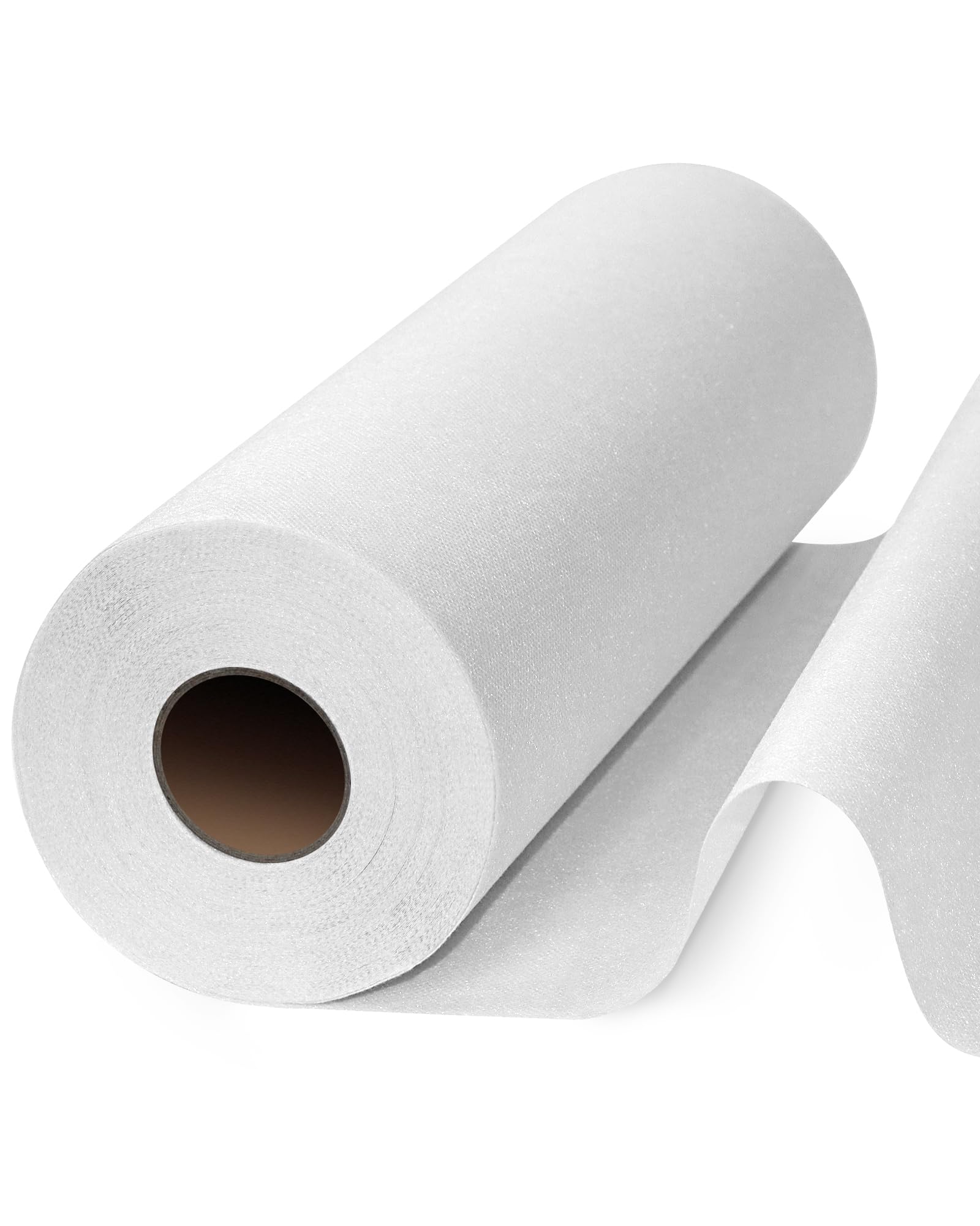 PLANTIONAL Mittelschweres, weißes, aufbügelbares Vlieseline: 29,5 cm x 27,4 m mittelschweres Vlieseline zum Aufbügeln, einseitig, aus Polyester für DIY-Basteleien