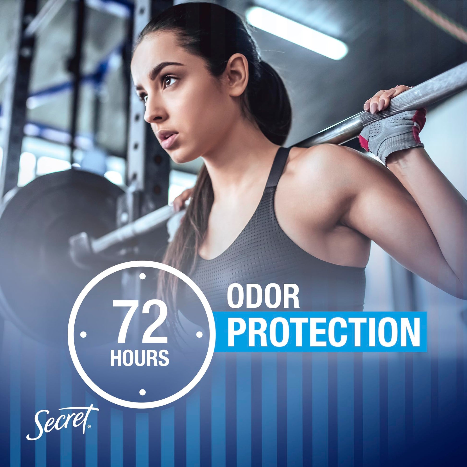 Secret Outlast Antiperspirant Deodorant for Women, 72hr Sweat & Odor Protection, PH Balancing Minerals, Clear Gel, Completely Clean Scent, 2.6 oz (Pack of 2)