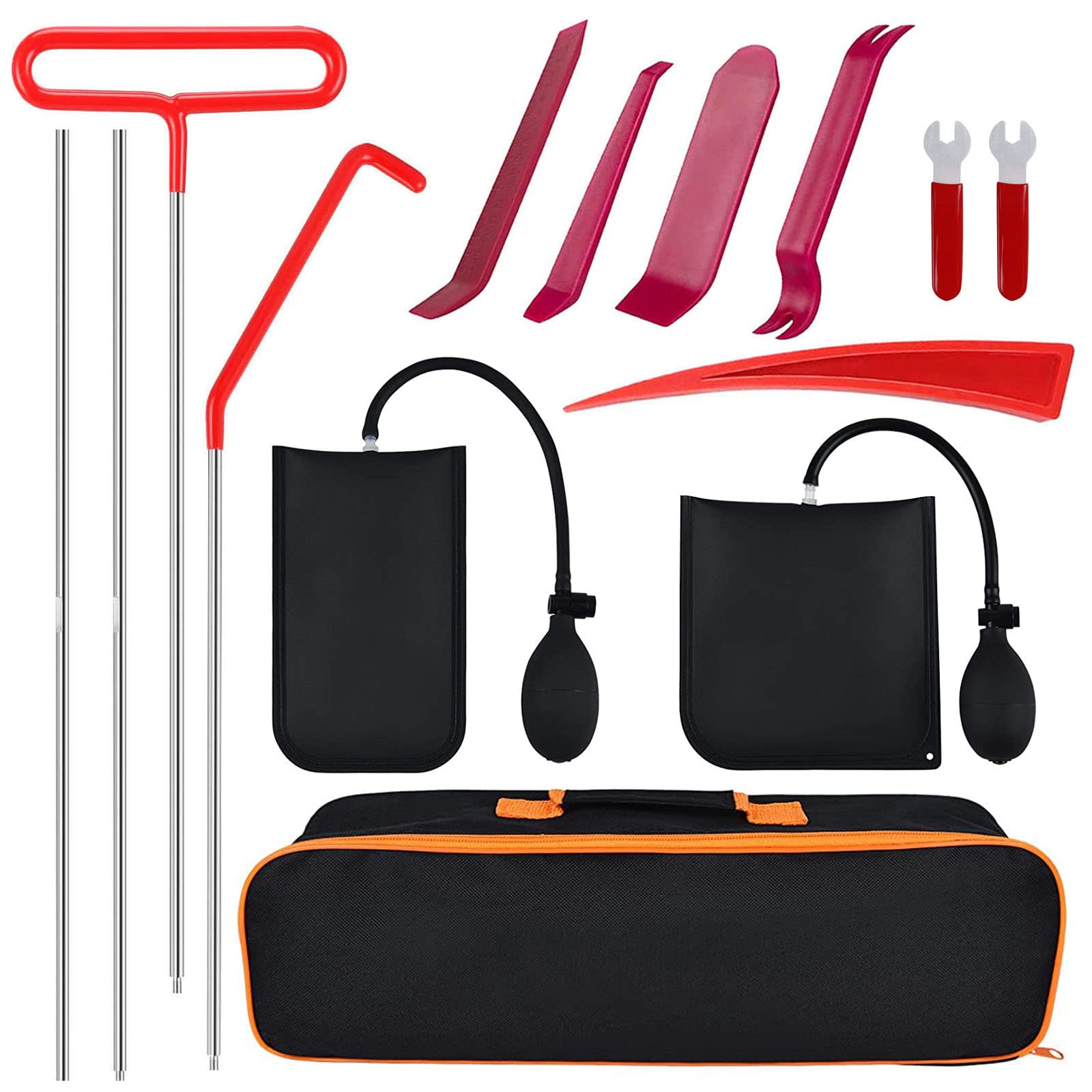 PEPEYYML 5th Wheel Pin Puller, 68 Inch Solid Steel Rod, Fifth Wheel Pin Puller - J-Hook
