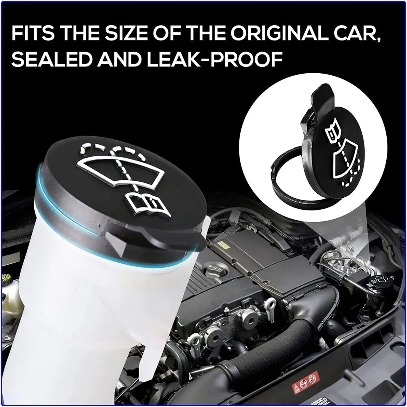Windshield Wiper Washer Fluid Reservoir Tank Bottle Cap Cover For Chevrolet，For Buick, For Cadillac, For GMC，For Chevrolet part of the model