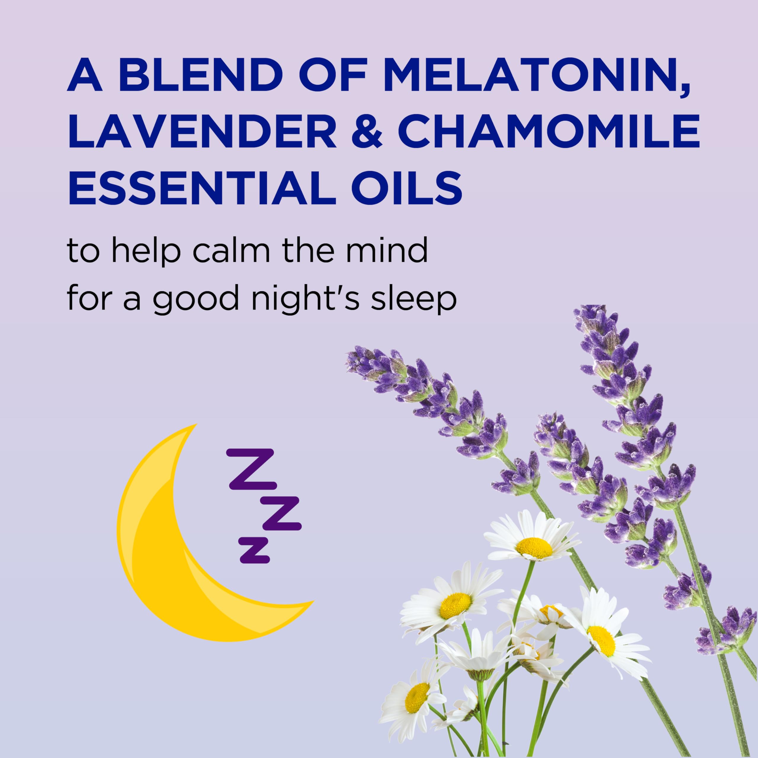 Dr Teal's Sleep Spray with Melatonin & Essential Oil Blend, 6 fl oz (Pack of 3)