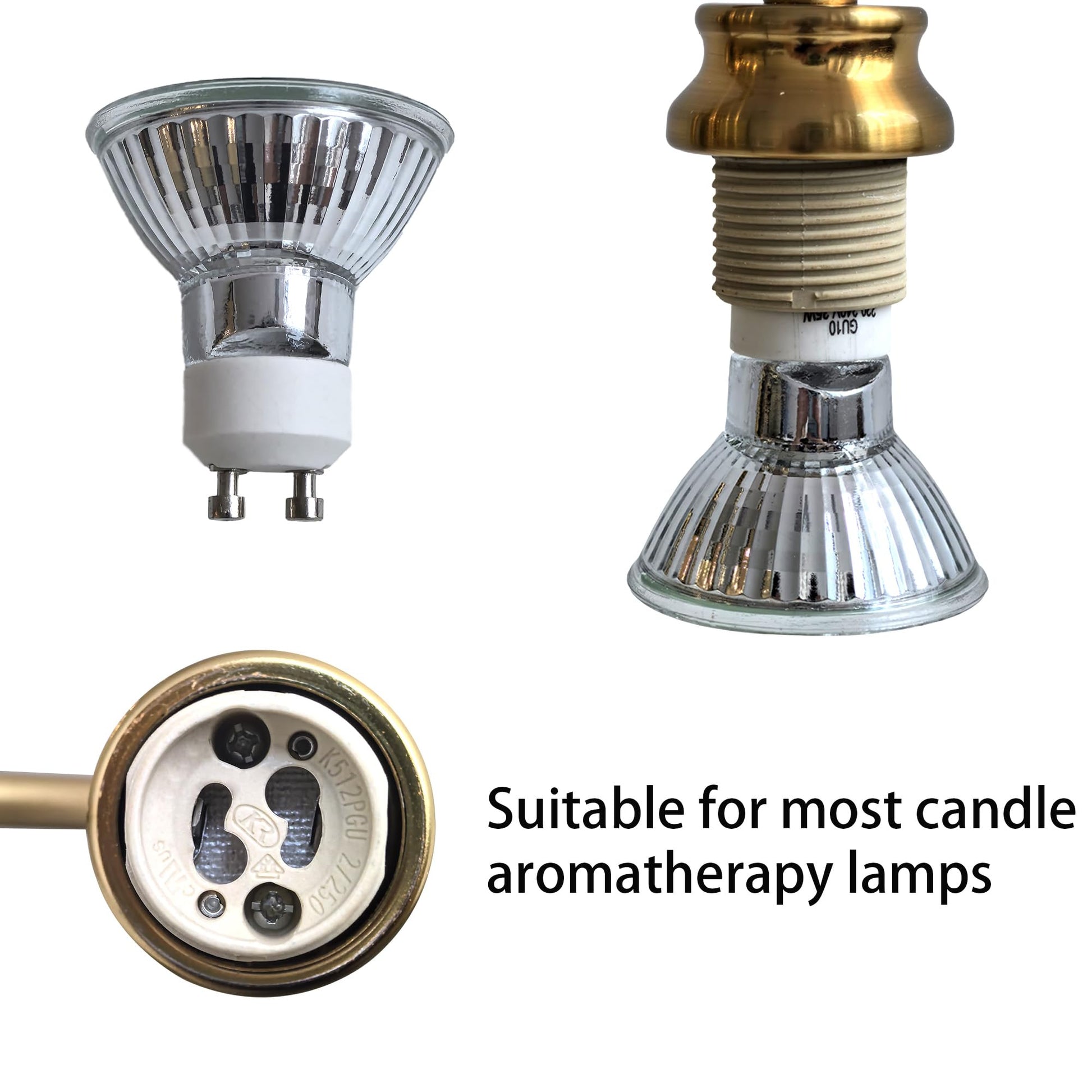 MOFALA 2Pcs Candle Warmer Light Bulbs Accessories, 35 Watt Wax Warmer Bulbs for Full Size Adjustable Temperature Height Candle Warmer Lamp