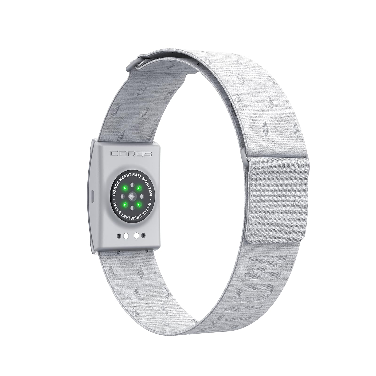 COROS Heart Rate Monitor, Comfort, Easy to wear, Auto-wear Detection, Advanced Sensor, Precise Data, Bluetooth, 38 Hours Battery Life, Connects up to 3 Devices at Once, for Run and Bike-Grey