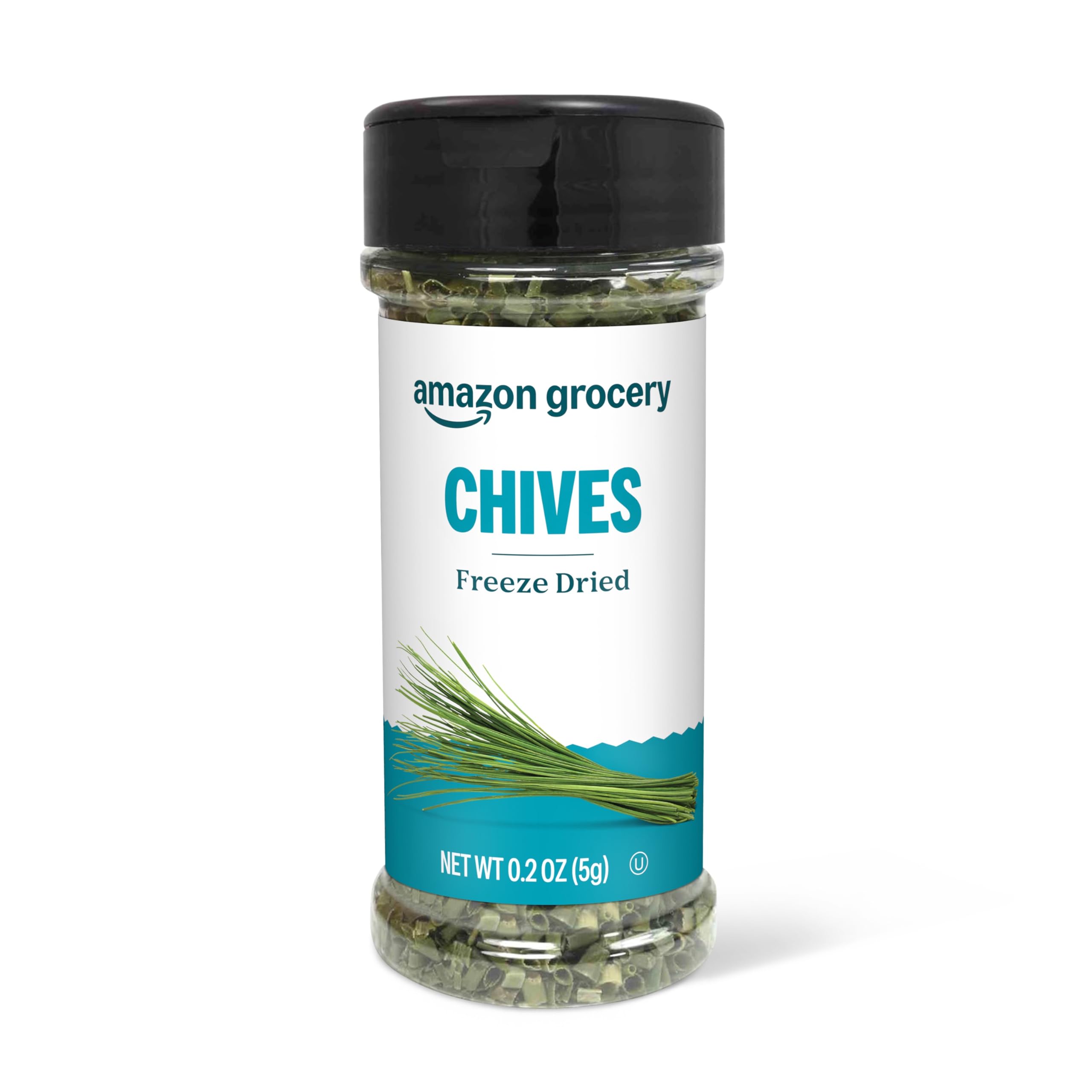 Amazon Lebensmittel, gefriergetrockneter Schnittlauch, 5,7 g (vormals Happy Belly, Verpackung kann abweichen)