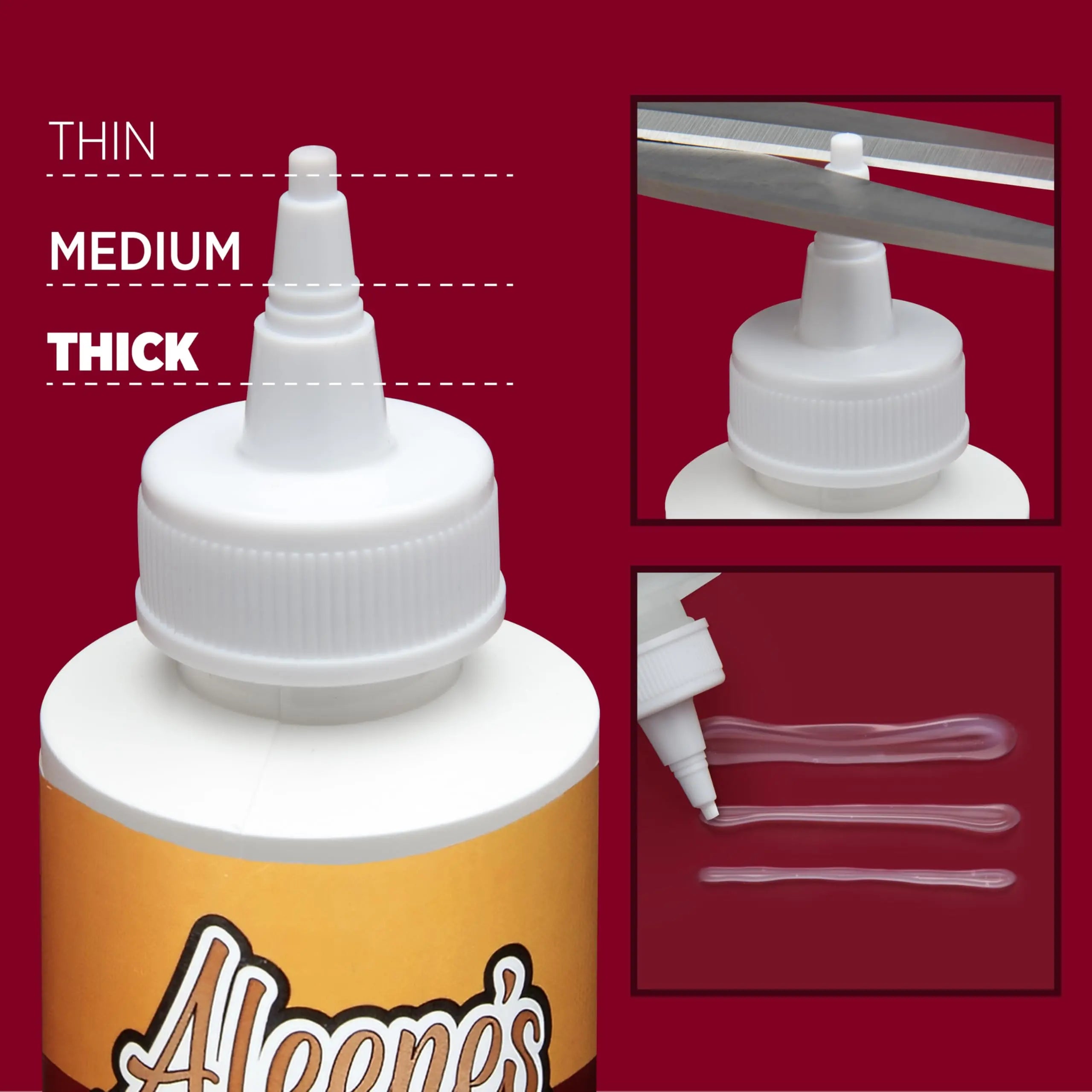 Aleene's Fabric Fusion Glue 4 oz, Permanent and Washable Adhesive, No-Sew Fabric Glue for Clothing, Denim, Polyester, Cotton, Flannel Materials, Dries Flexible