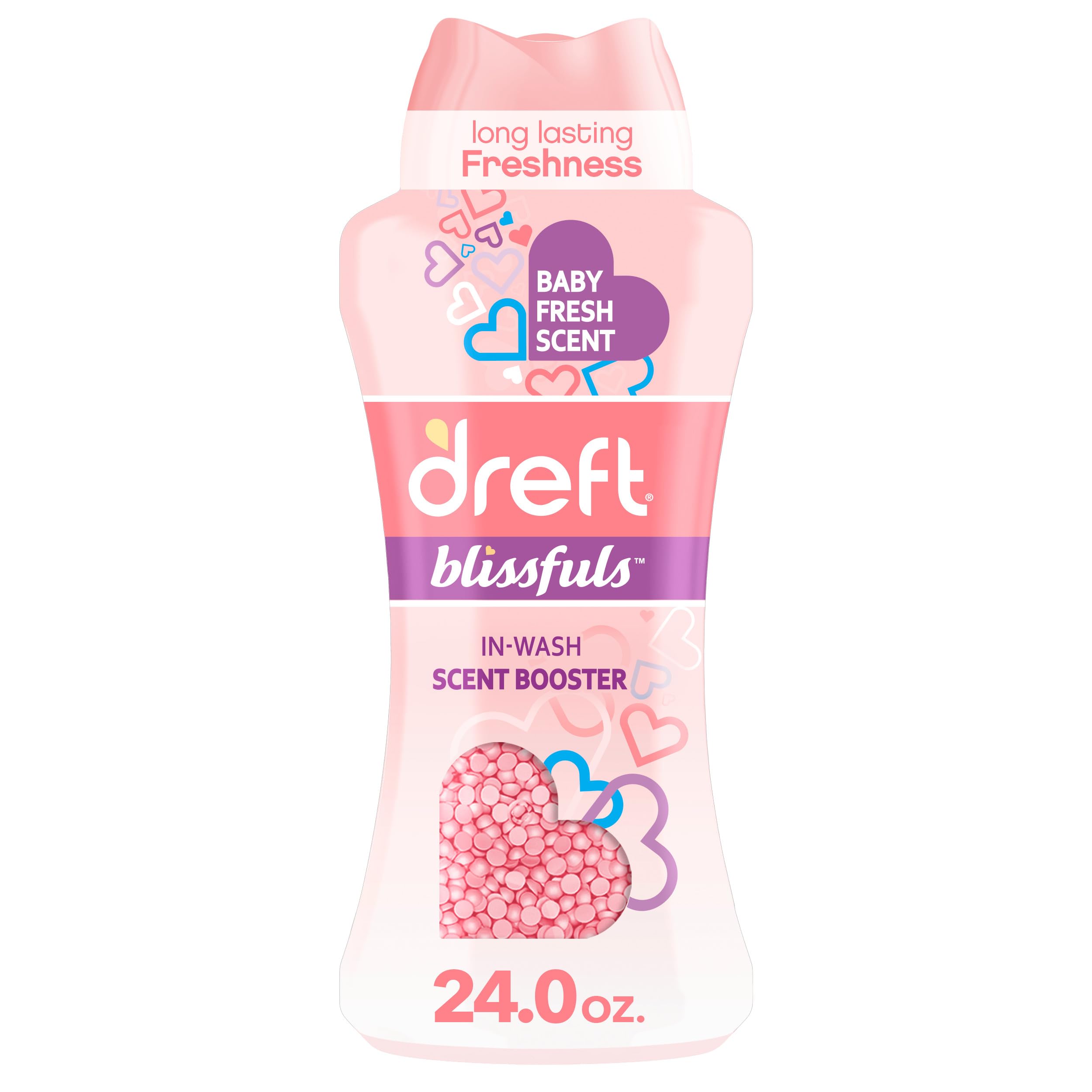 Dreft Blissfuls In-Wash Wäscheduft-Booster-Perlen, Baby Fresh Duft, 24 oz, Baby-Wäsche, Wäscheduft-Booster, Duft-Booster-Perlen