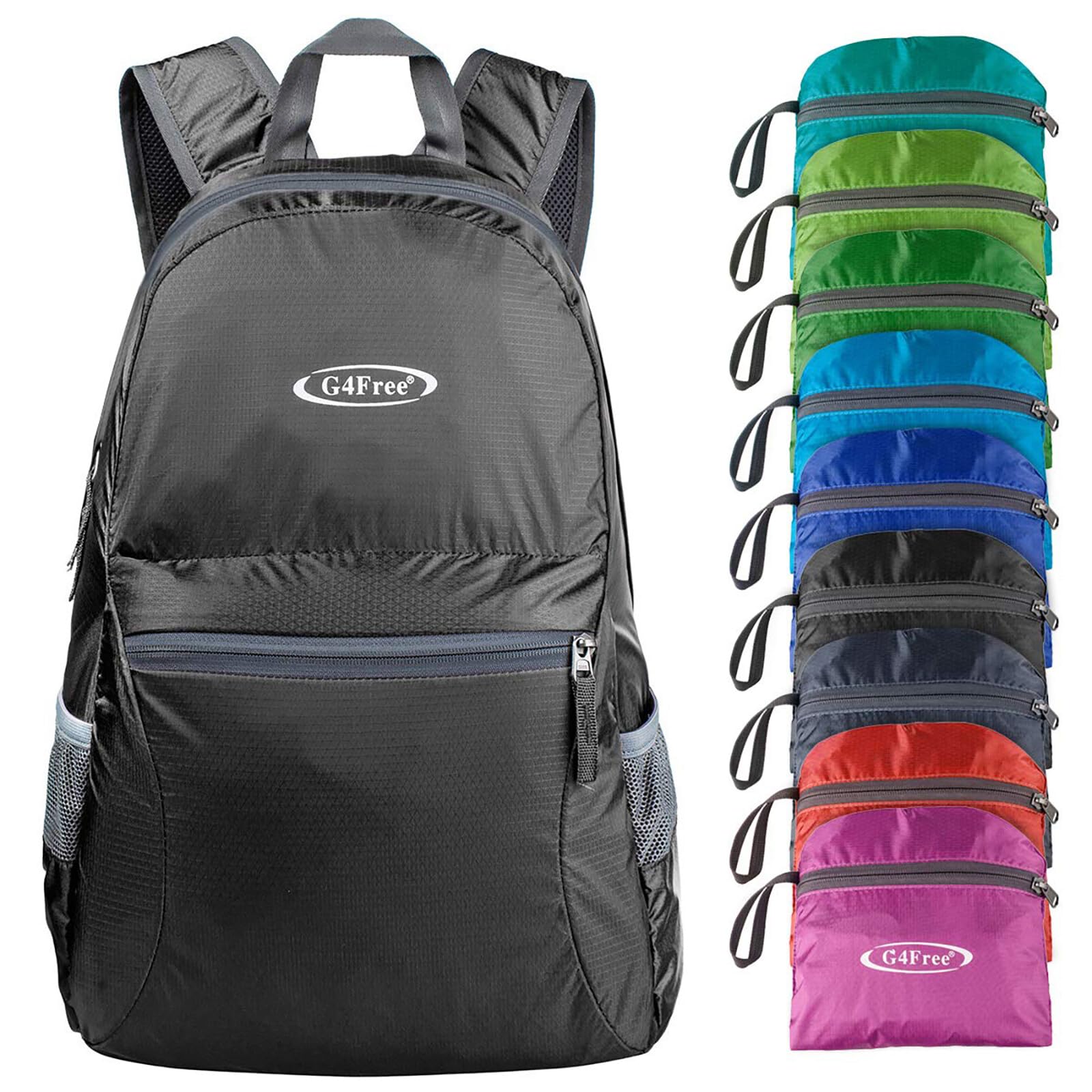 G4Free 20L leichter, faltbarer Rucksack, Reise-Wanderrucksack, Tagesrucksack für Damen und Herren