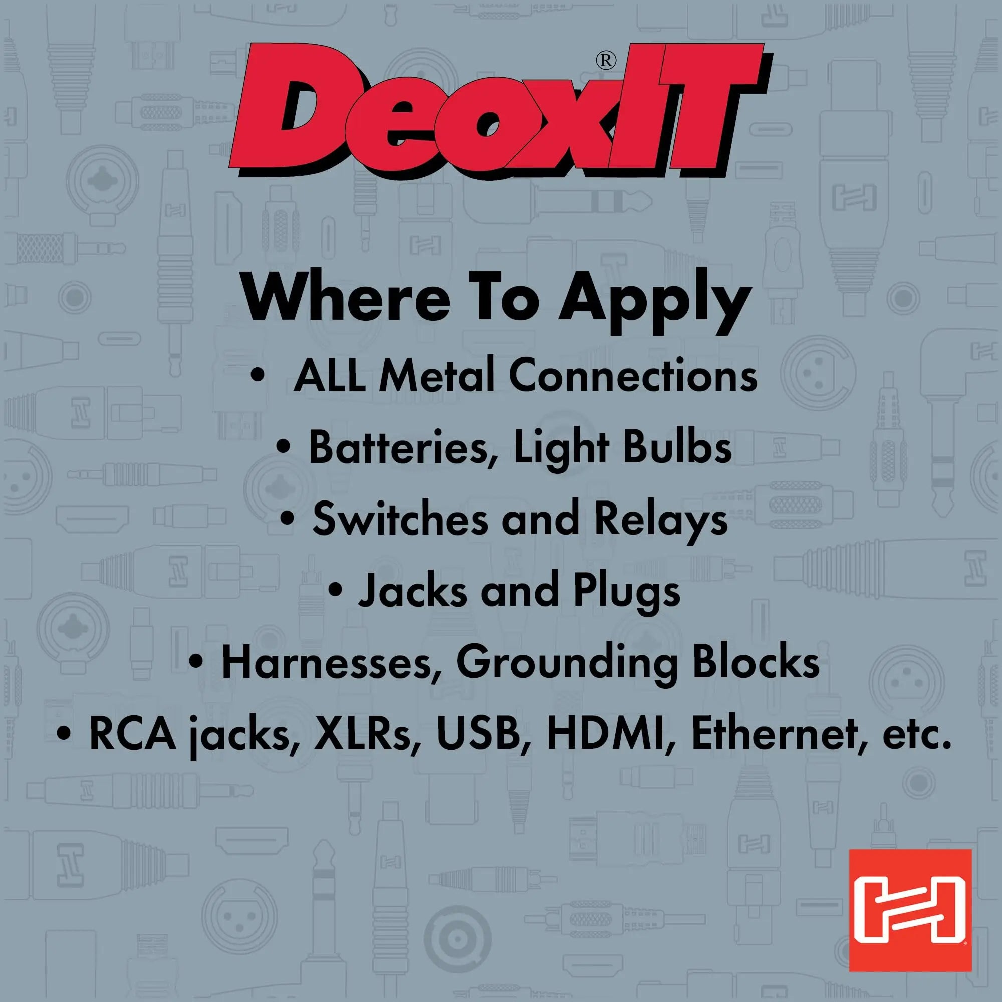 Hosa D5S-6 CAIG DeoxIT 5% Spray Contact Cleaner, 5 oz.