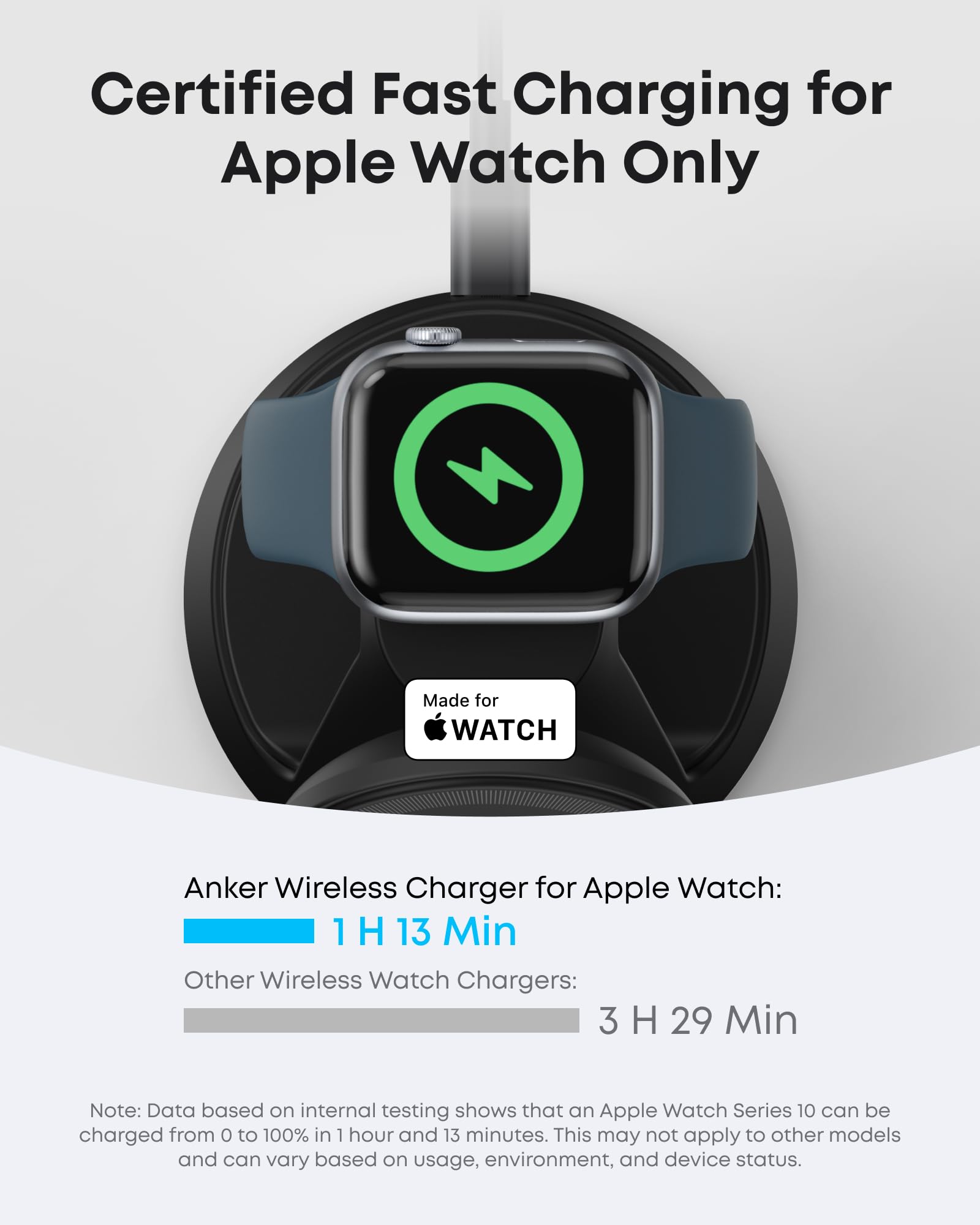 Anker MagSafe Charger Compatible, MagGo 3-in-1 Charging Station, Nano Charging Stand, Qi2 Certified 15W Magnetic Wireless Charger Dock Stand, For iPhone16/15/14, Apple Watch,AirPods (Adapter Included)