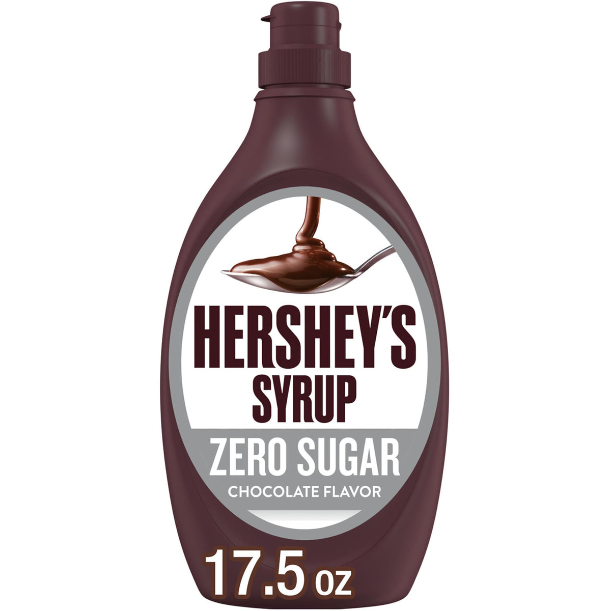 HERSHEY'S Zero Sugar Schokoladensirup Flasche, 496 g