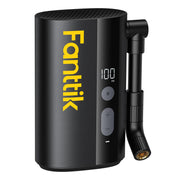 Fanttik X9 Ace Mini Bike Pump, 32s Fast Inflate Bike Pump with Gauge, 150PSI Electric Air Pump with Presta and Schrader Valve, Suitable for Mountain Bike, Road Bike, Electric Bike, MTB