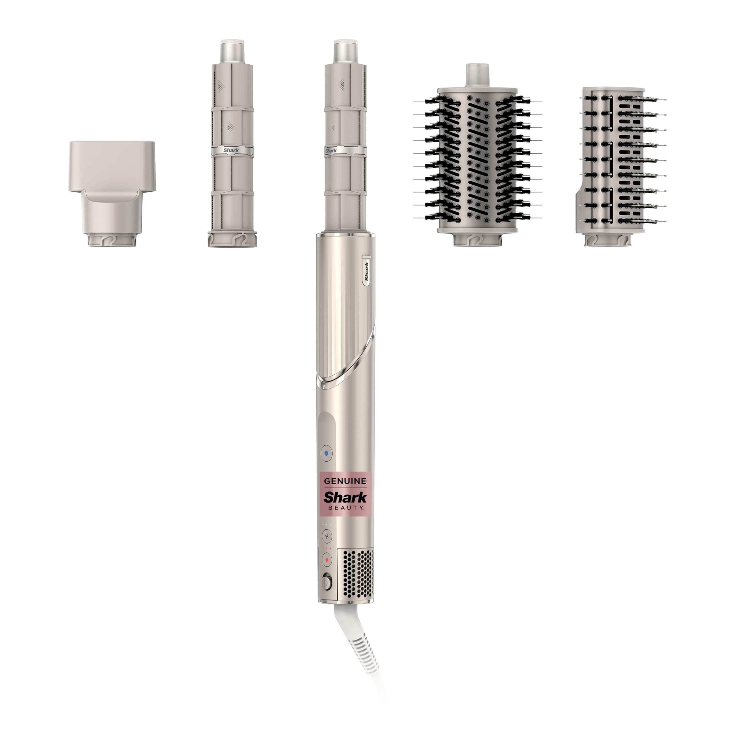 Shark HD430 FlexStyle Air Styling & Drying System, Leistungsstarker Haartrockner-Bürste & Multi-Styler mit Auto-Wrap Lockenwicklern, Paddle Brush, Oval Brush, Konzentratordüse, Stone