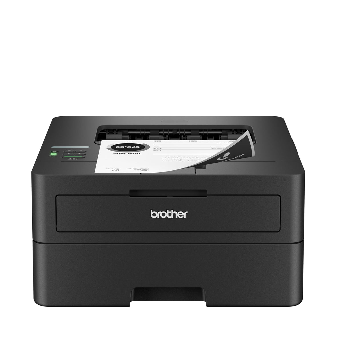 طابعة ليزر أحادية اللون Brother HL-L2460DW لاسلكية مدمجة مع طباعة على الوجهين وطباعة من الأجهزة المحمولة، إخراج أبيض وأسود